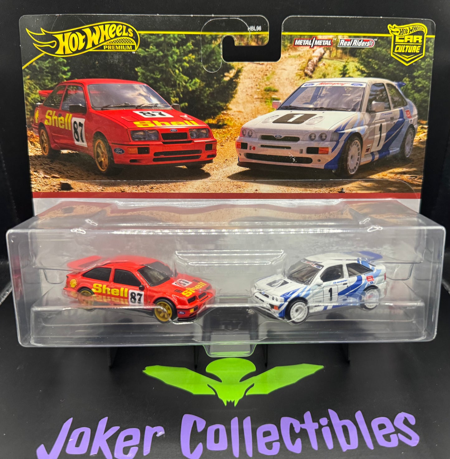 Hot Wheels Premium Car Culture 2 Pack '87 Ford Sierra Cosworth & '93 Ford Escort RS Cosworth