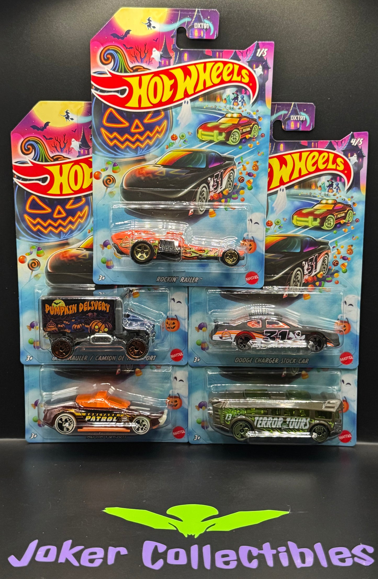 Hot Wheels 2026 Halloween Vehicle Mix Full Set of 5 DXT91-979J