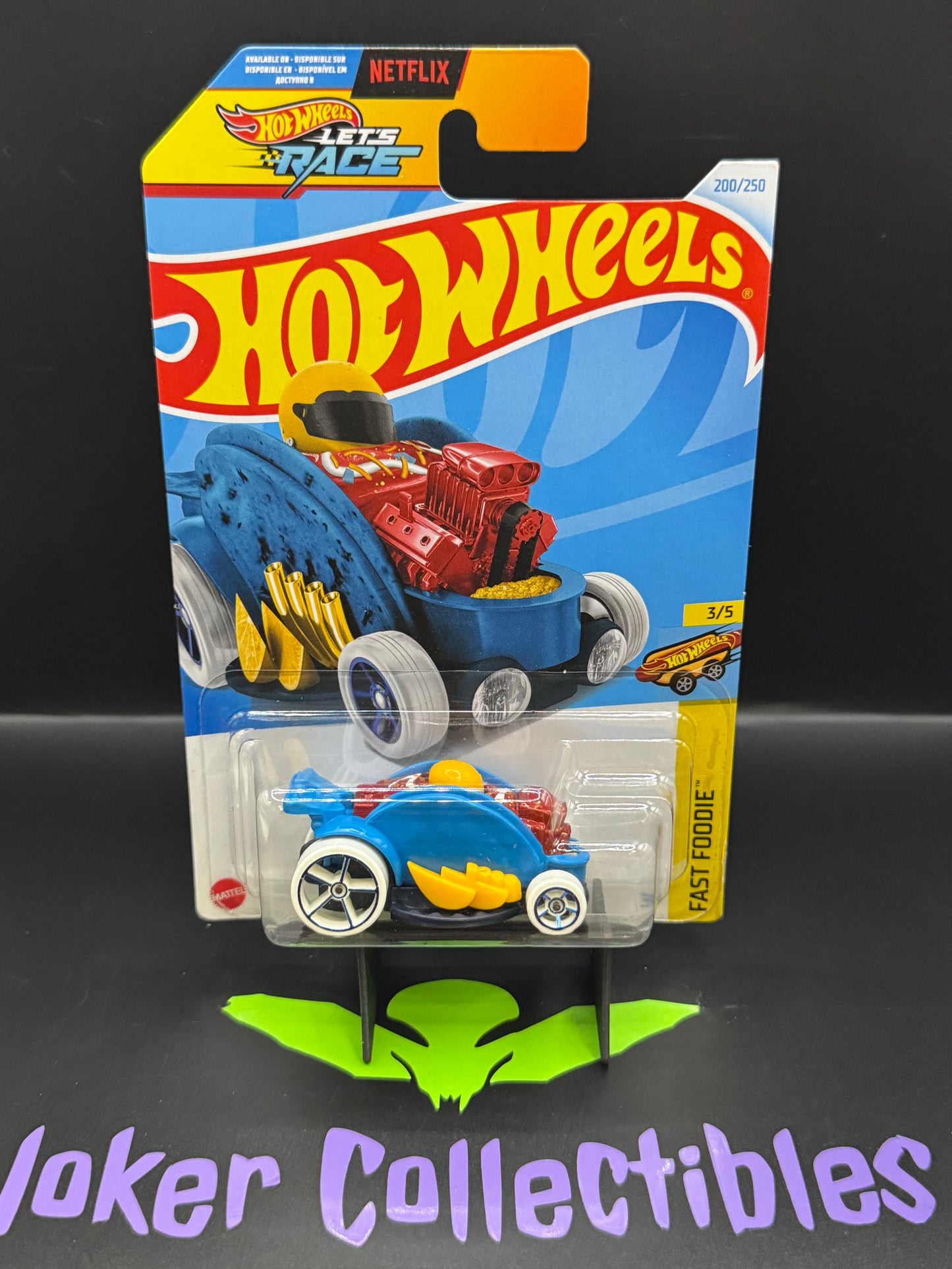 Hot Wheels 2024 Treasure Hunt Car-De-Asada 200/250 Fast Foodie 3/5 International Card