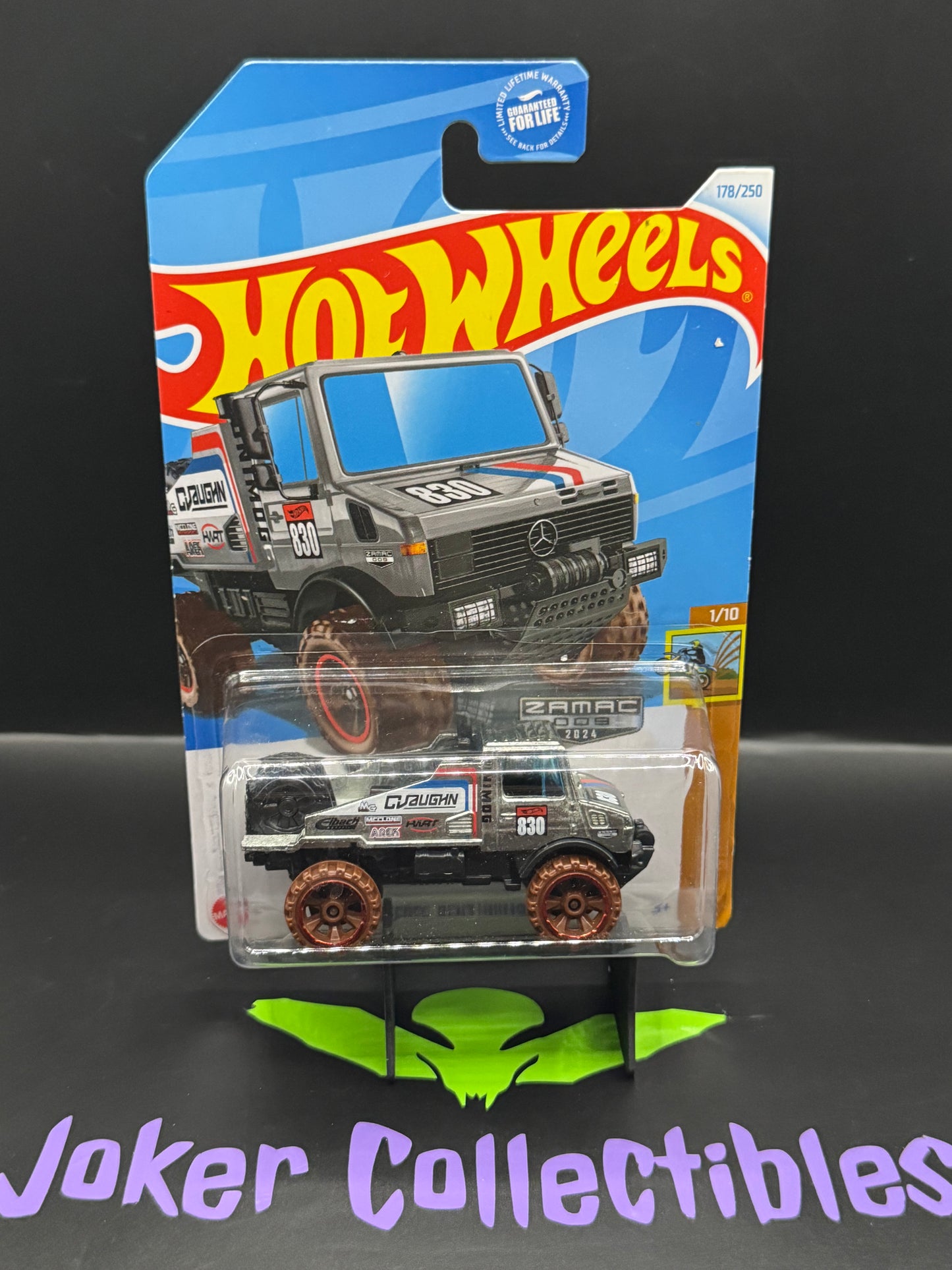 Hot Wheels 2024 Zamac 009 Mercedes-Benz Unimog 1300L 178/250 HW Dirt 1/10
