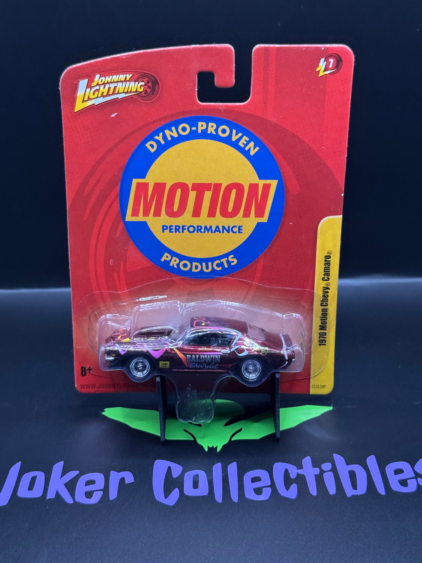 Johnny Lightning Short Card Motion Performance 1970 Motion Chevy Camaro Release 7