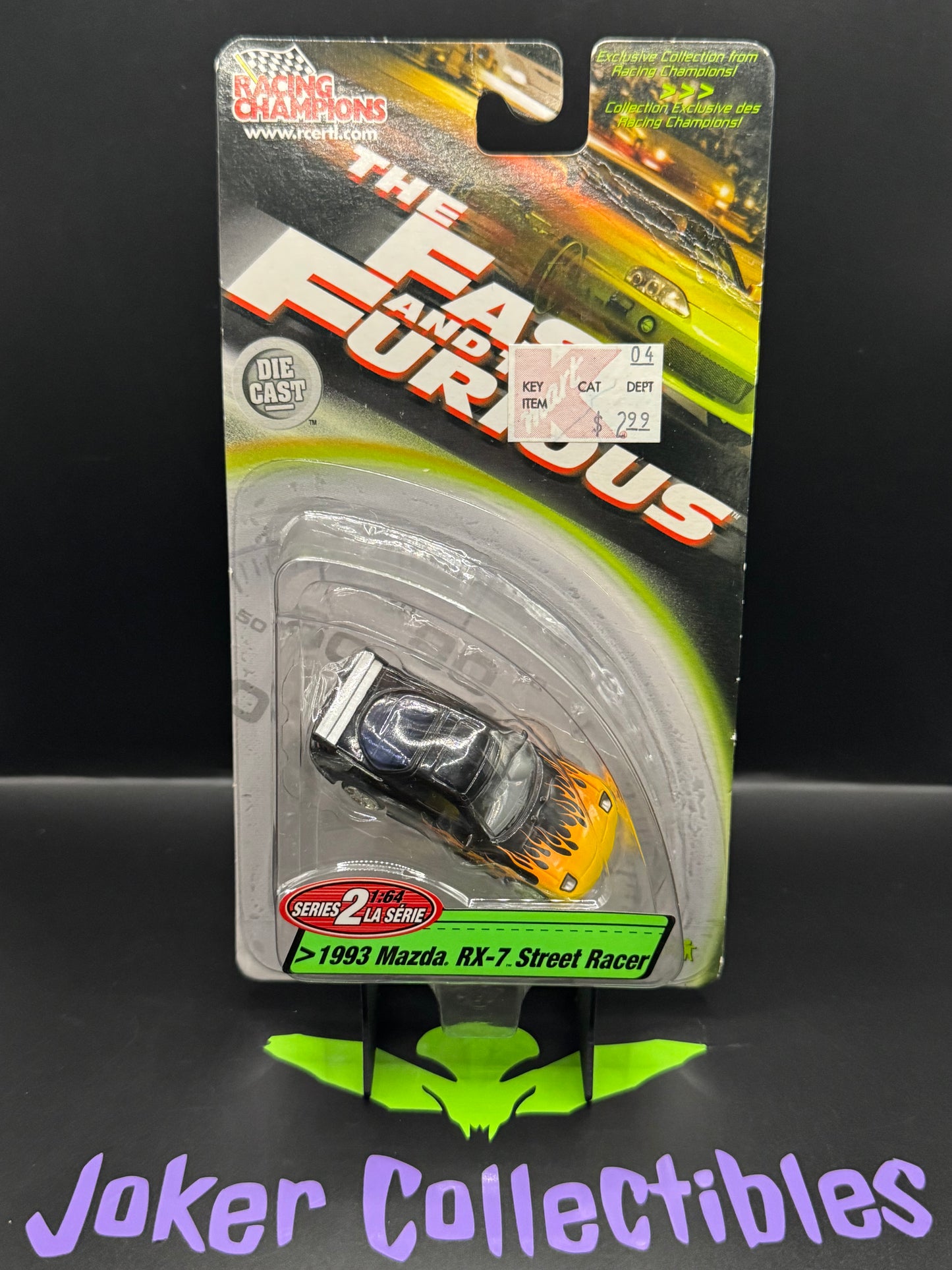 Racing Champions The Fast & The Furious Series 2 1993 Mazda RX-7 Street Racer