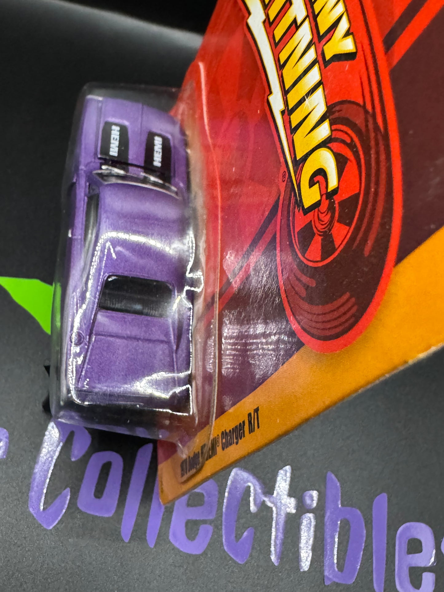 Johnny Lightning Short Card 1970 Dodge Hemi Charger R/T Release 4