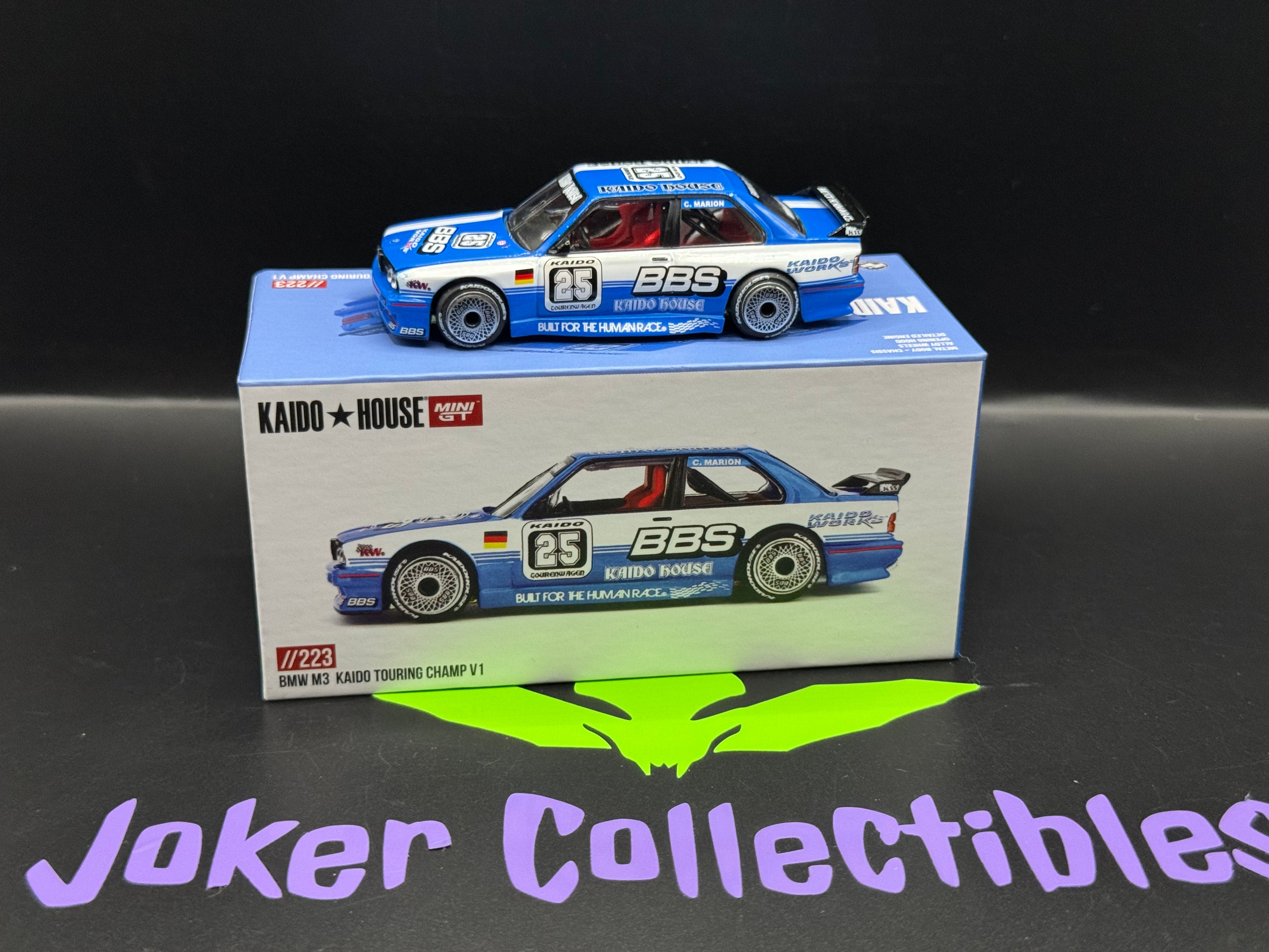 Kaido House BMW M3 Kaido Touring Champ V1 Blue White KHMG223 Kaido House BMW M3 Kaido Touring Champ V1 Blue White KHMG223