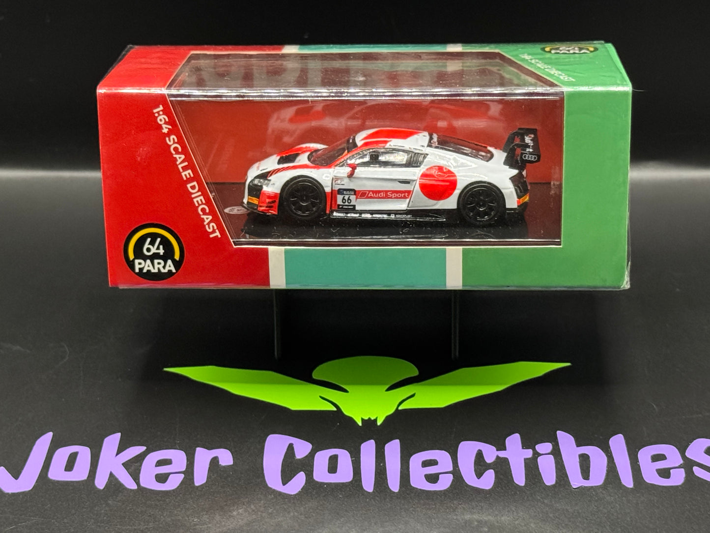 Paragon Models PARA64 1:64 2015 Audi R8 LMS 2018 10hr of Suzuka P4 WRT #66
