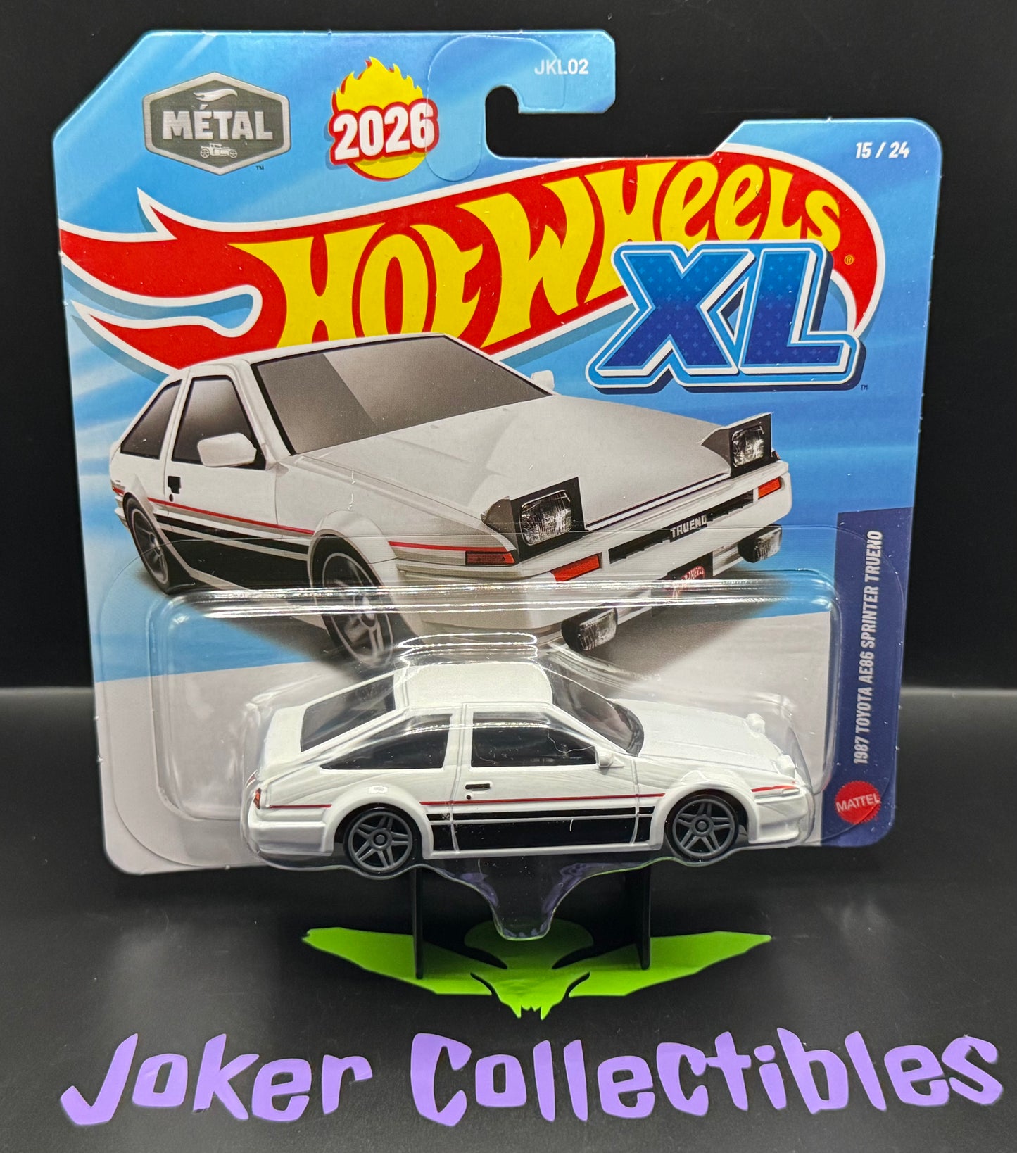 Hot Wheels XL 2026 1:43 Scale 1987 Toyota AE86 Sprinter Trueno # 15/24