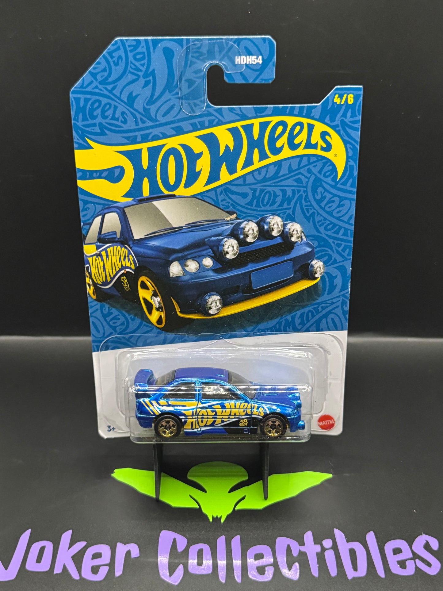 Hot Wheels Blue & Gold 2026 58th Anniversary Ford Escort # 4/6