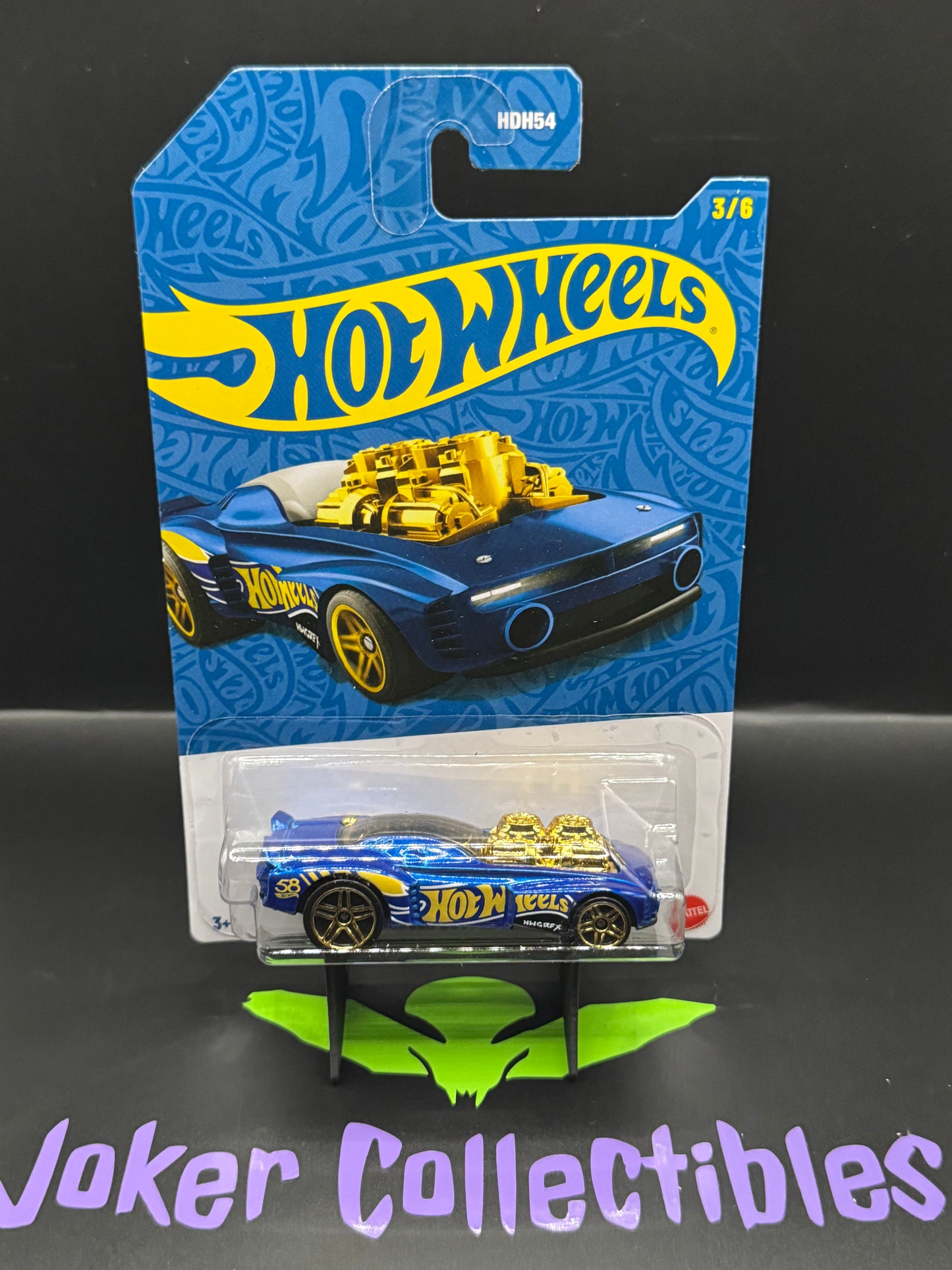 Hot Wheels Blue & Gold 2026 58th Anniversary Rodger Dodger 2.0 # 3/6