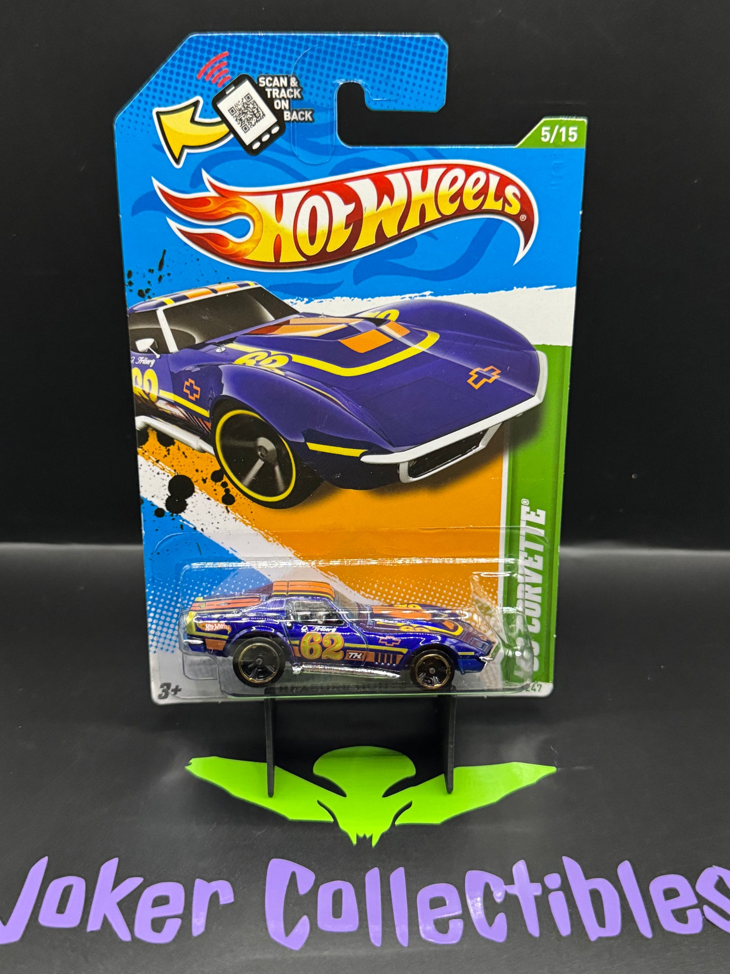 Hot Wheels 2012 Treasure Hunt '69 Corvette 55/247 Treasure Hunts '12 # 5/15