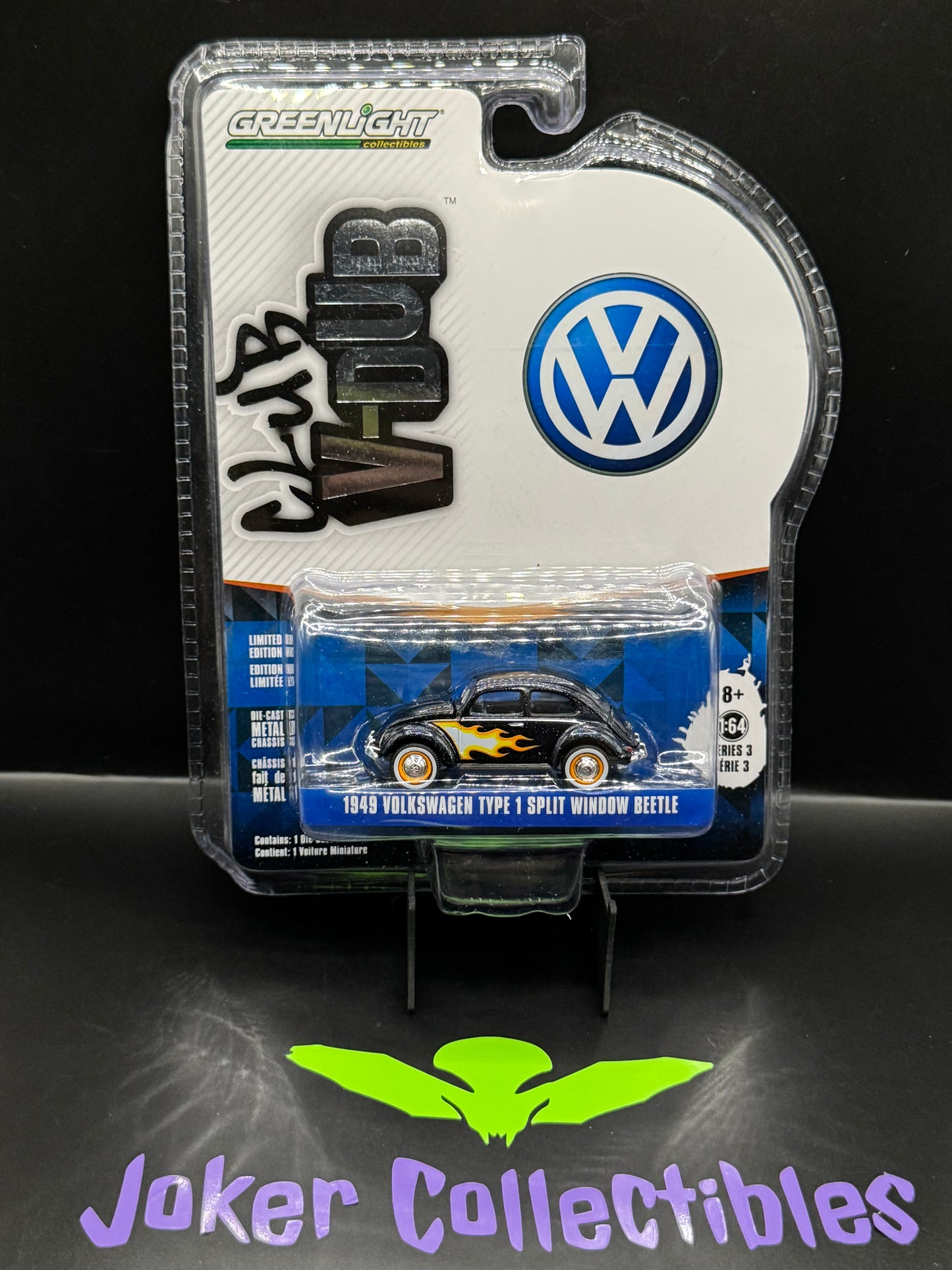 Greenlight Club V-Dub Series 3 1949 Volkswagen Type 1 Split Window Beetle