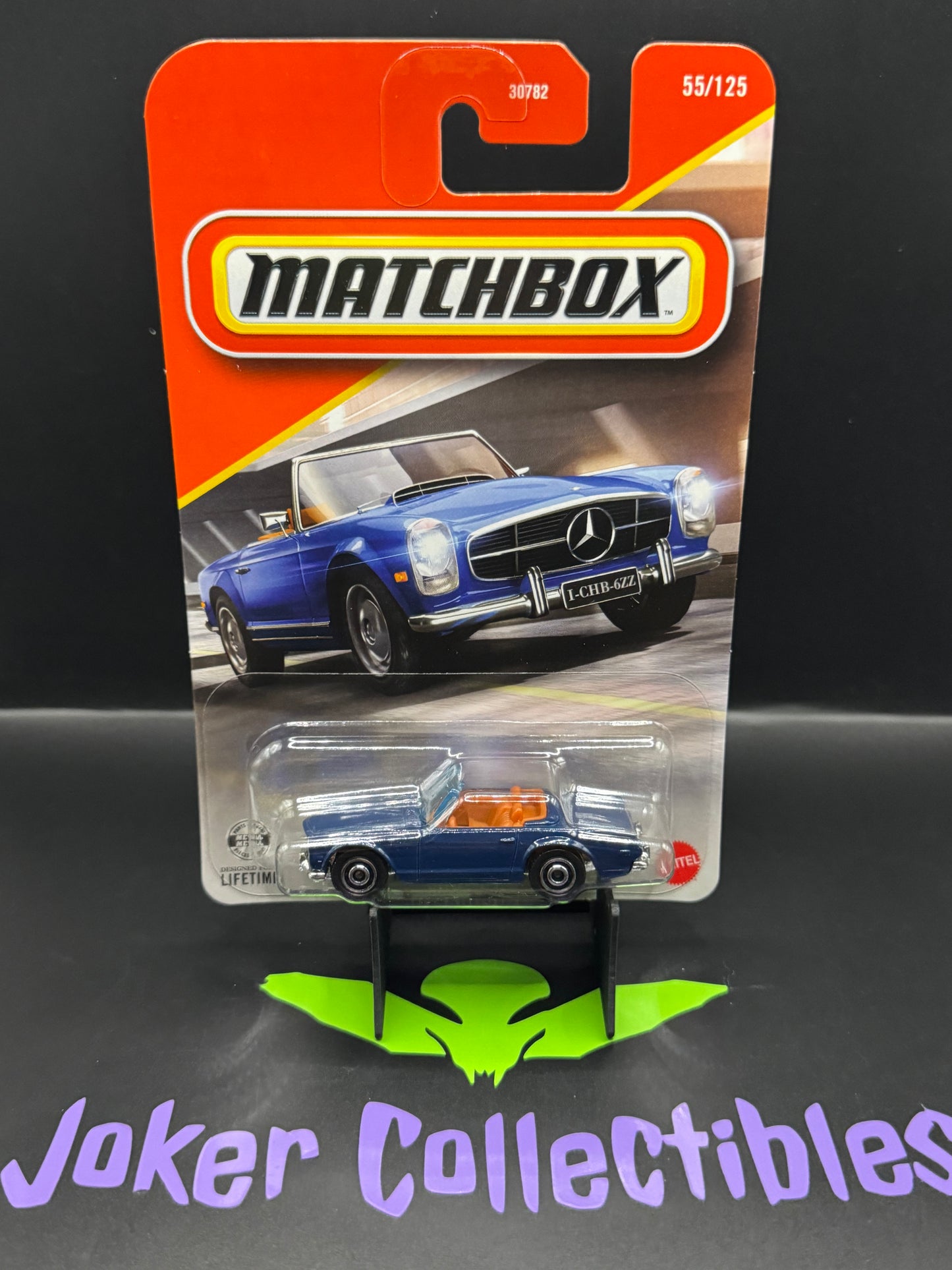 Matchbox 2026 Blue 1963 Mercedes-Benz 230 SL Convertible 55/125