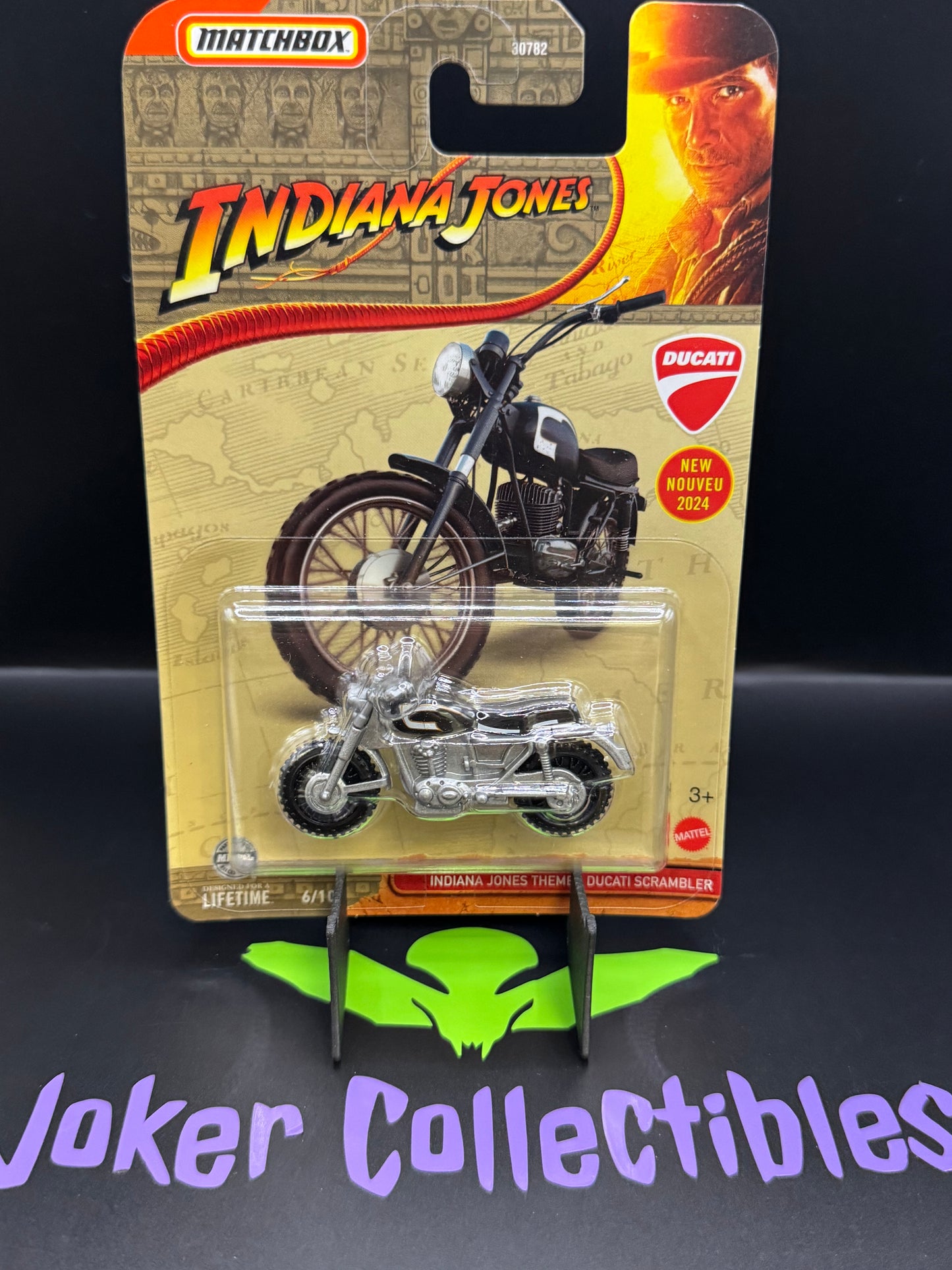 Matchbox 2024 Indiana Jones Themed Ducati Scrambler # 6/100