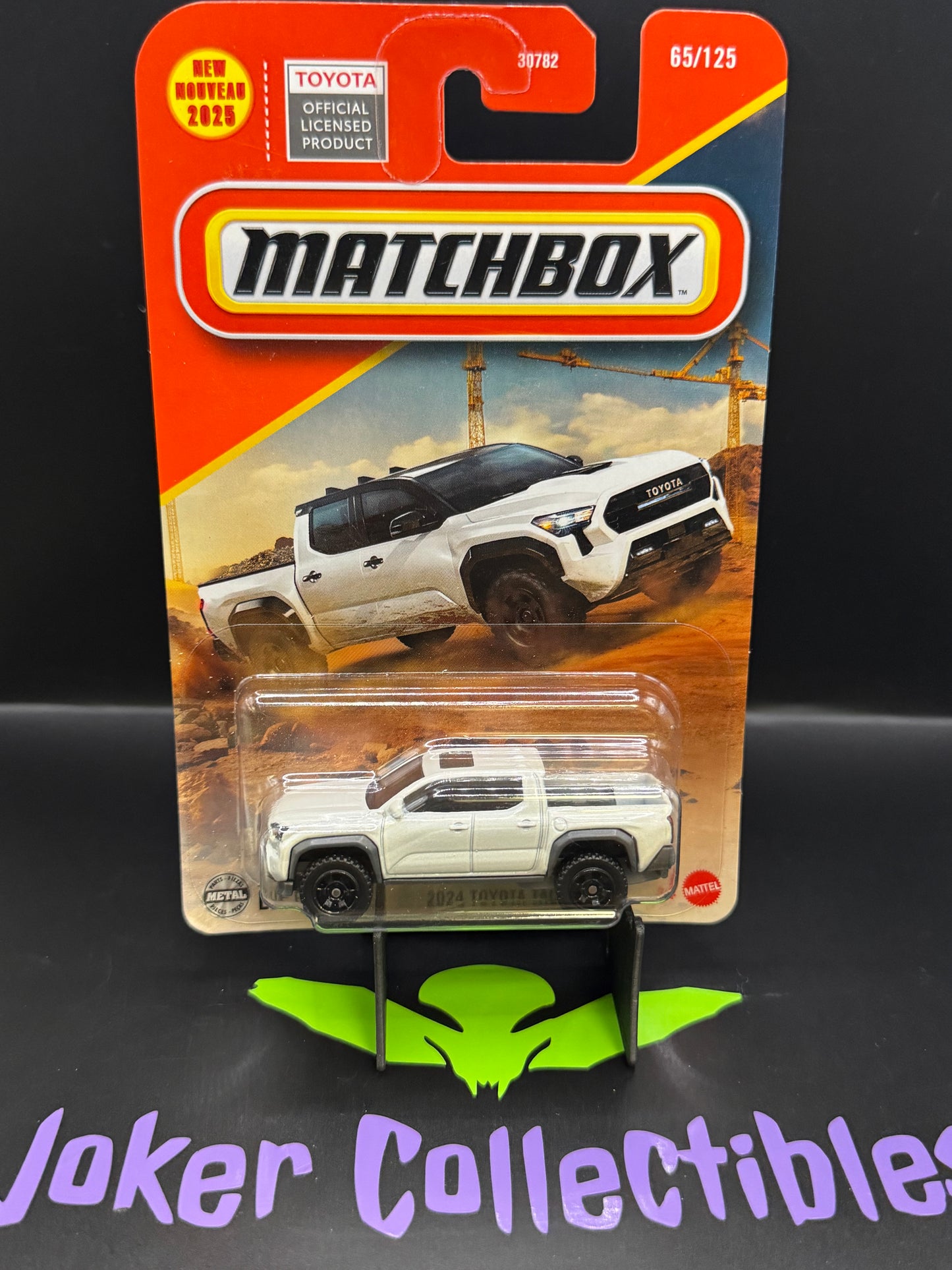 Matchbox 2025 White 2024 Toyota Tacoma # 65/125