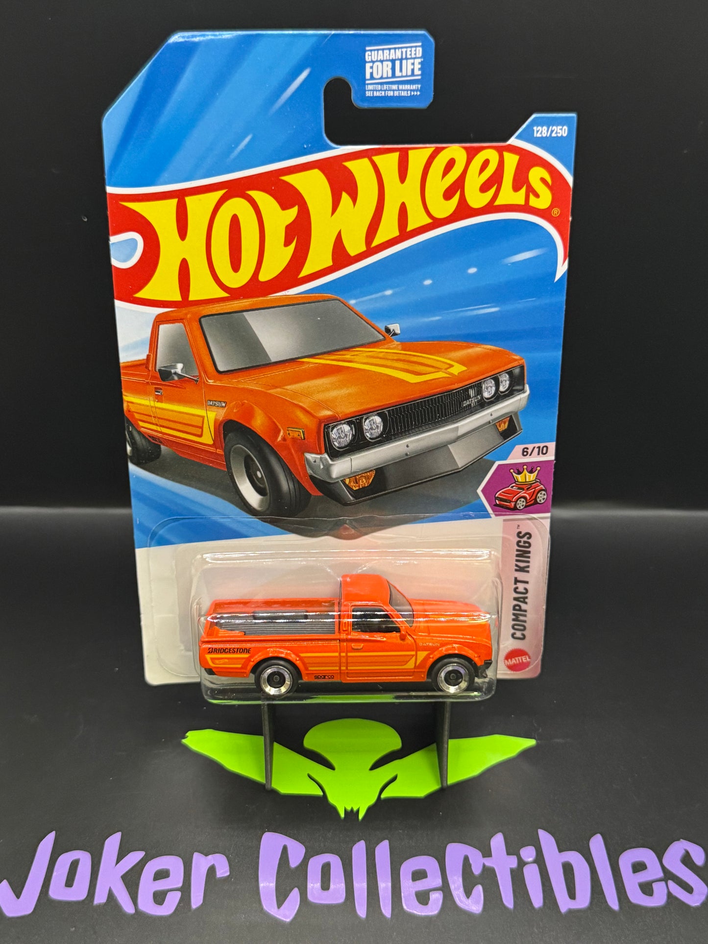 Hot Wheels 2026 Orange Datsun 620 128/250 Compact Kings 6/10 H Case