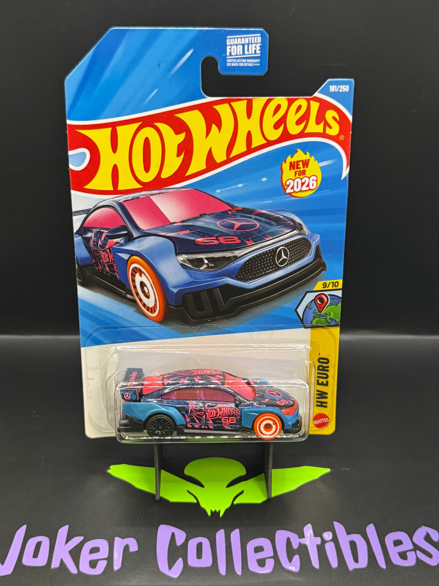 Hot Wheels 2026 Blue Pink Mercedes-Benz CLA HW 181/250 HW Euro 9/10 H Case