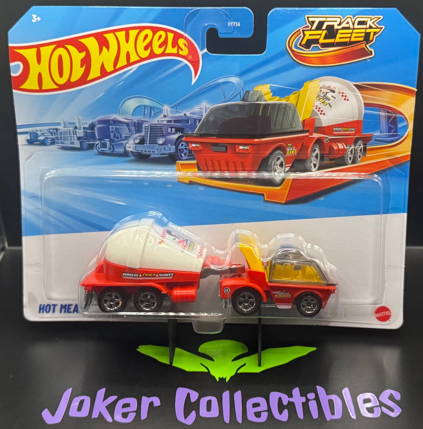 Hot Wheels Track Fleet Red White Hot Meals