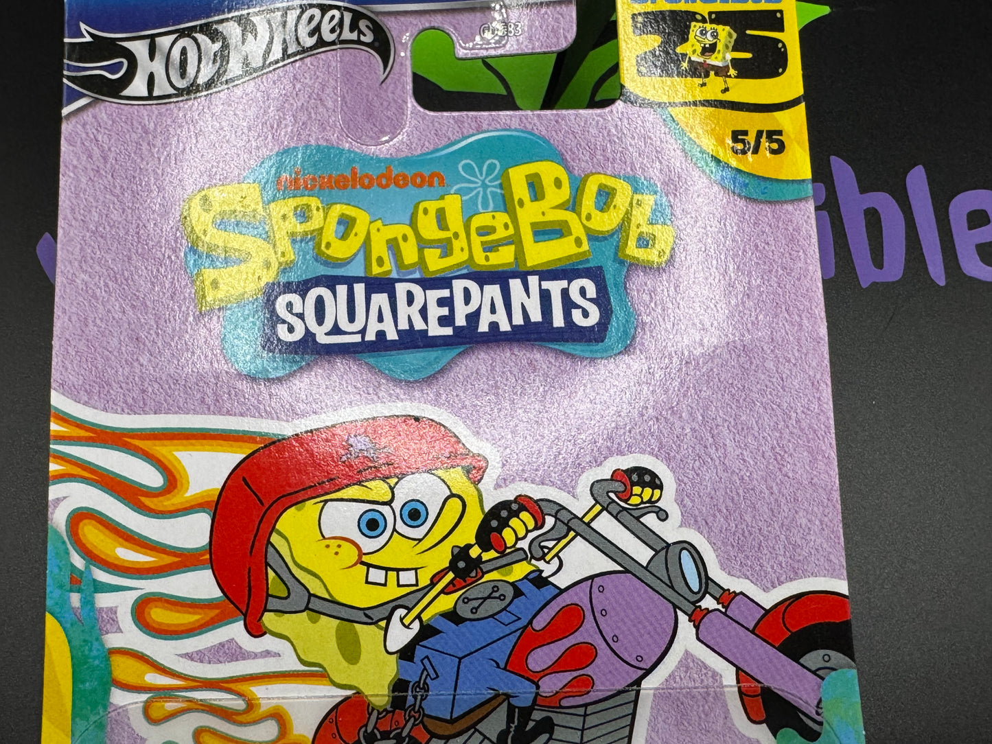 Hot Wheels Silver Series Nickelodeon SpongeBob Squarepants 25 Straight Pipes # 5/5