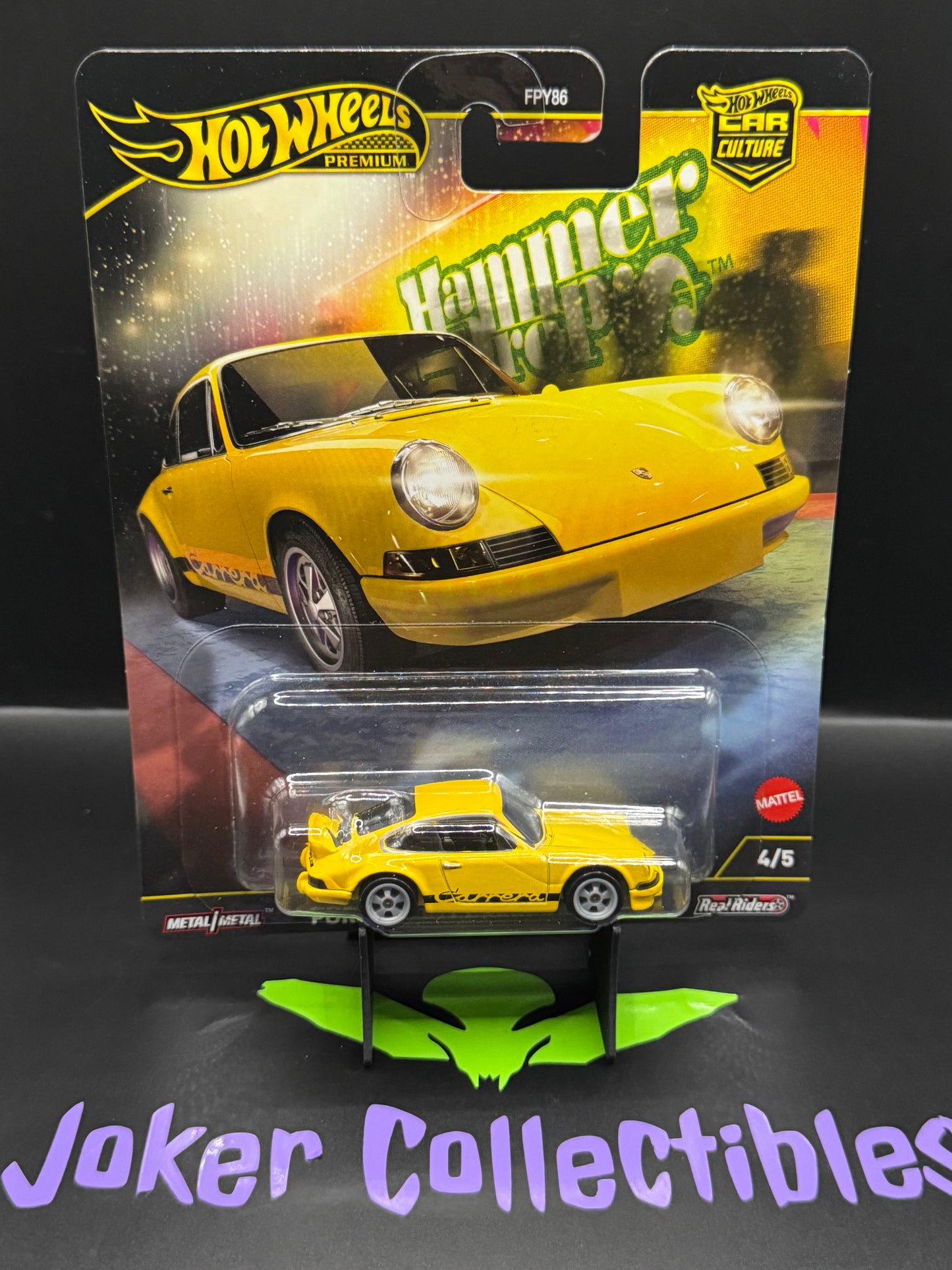 Hot Wheels Premium Car Culture Hammer Drop Porsche 911 Carrera RS 2.7 # 4/5