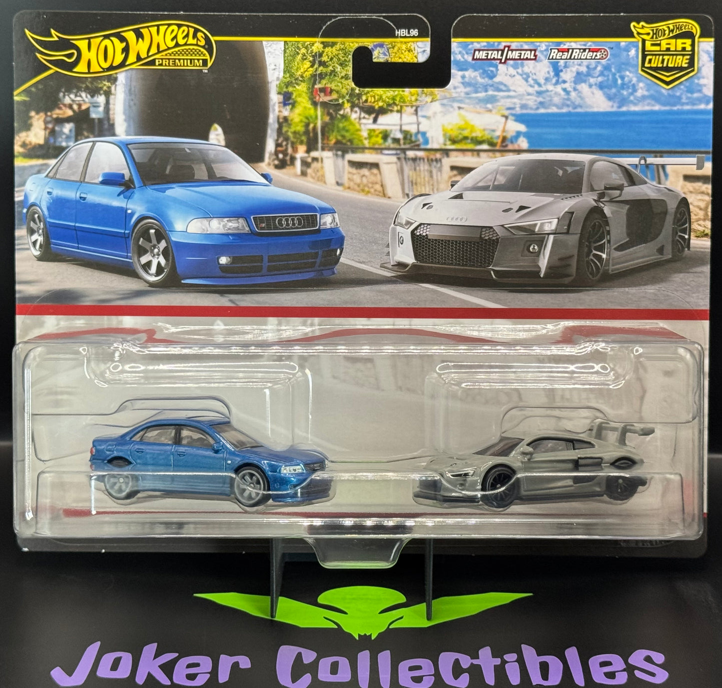 Hot Wheels Premium Car Culture 2 Pack Audi S4 Quattro & Audi R8 LMS
