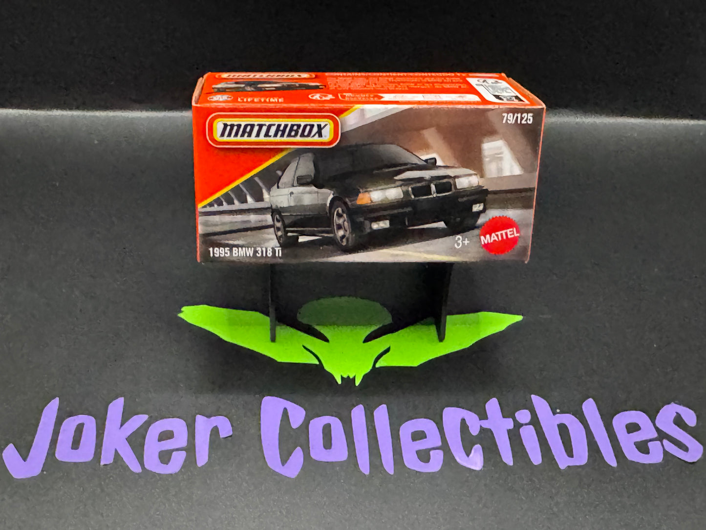 Matchbox Power Grabs 2026 Black 1995 BMW 318 Ti # 79/125