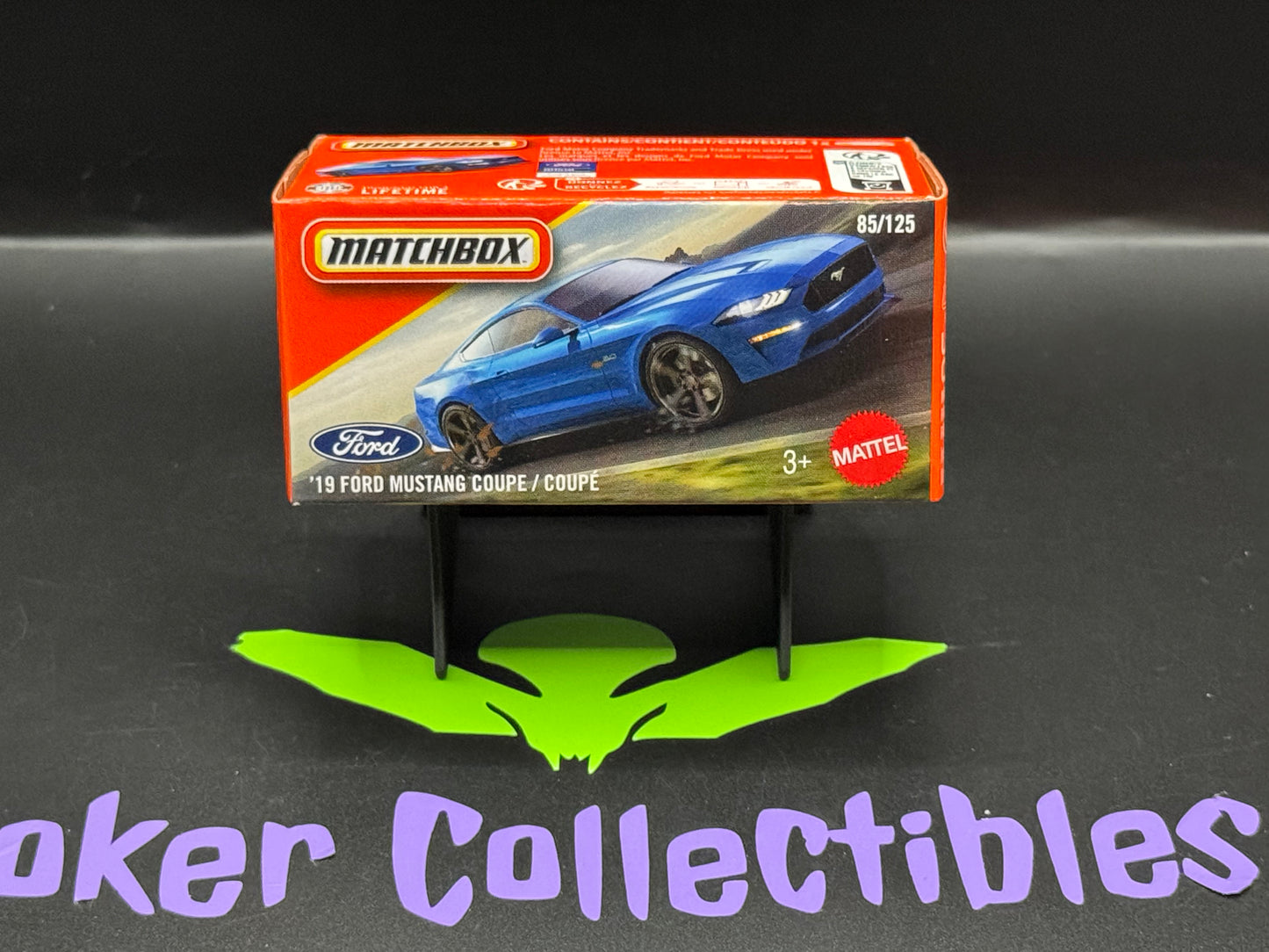 Matchbox Power Grabs 2026 Blue '19 Ford Mustang Coupe # 85/125