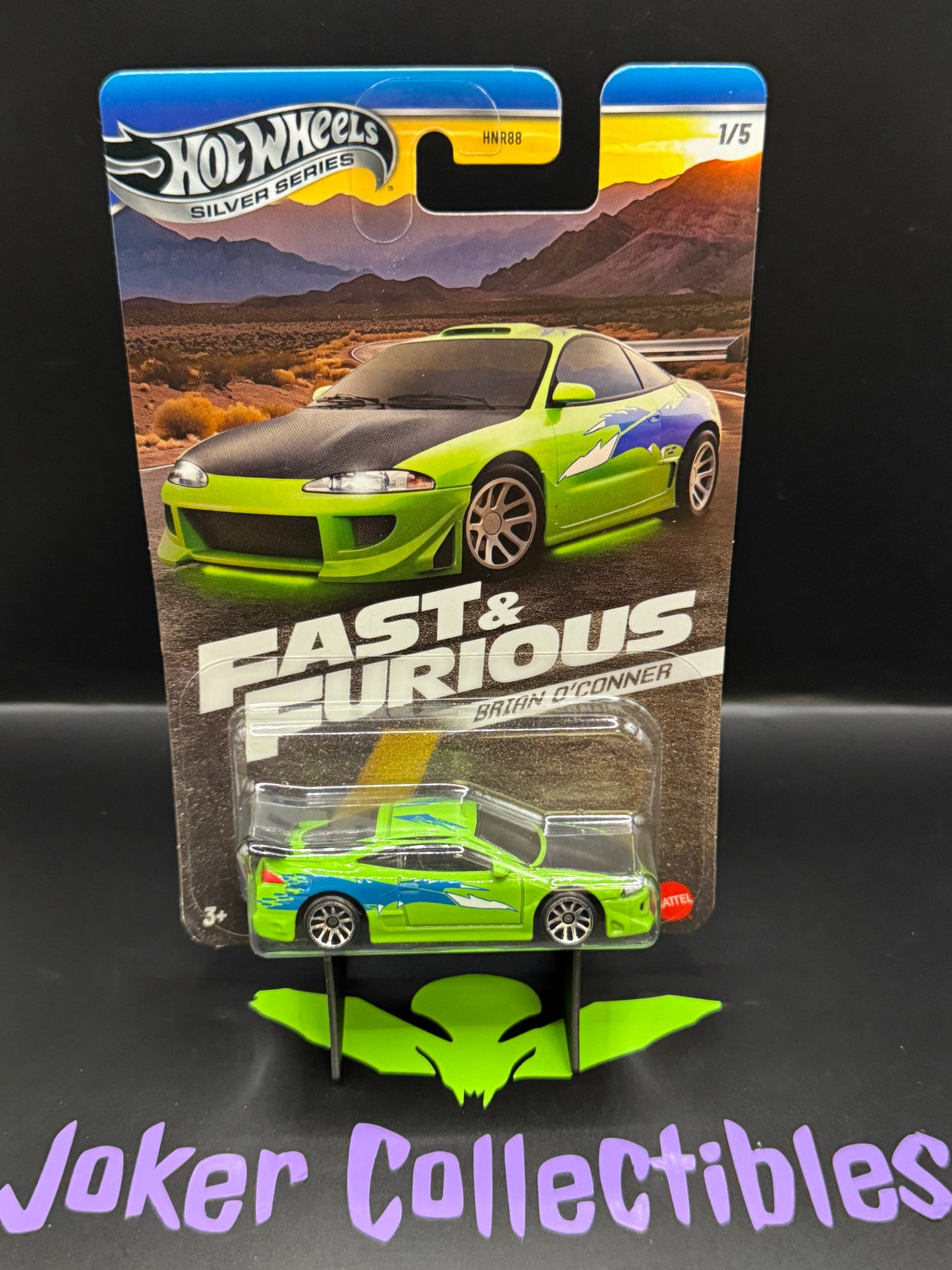 Hot Wheels Silver Series Fast & Furious Brian O'Conner 1995 Mitsubishi Eclipse # 1/5