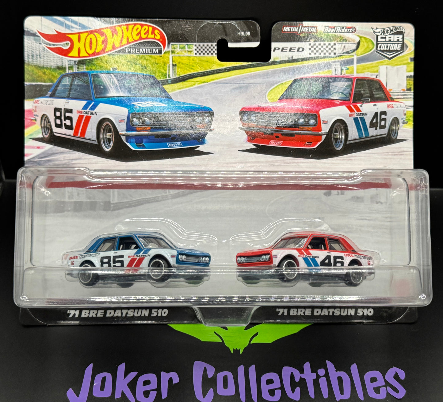 Hot Wheels Premium Car Culture 2 Pack '71 BRE Datsun 510 & '71 BRE Datsun 510