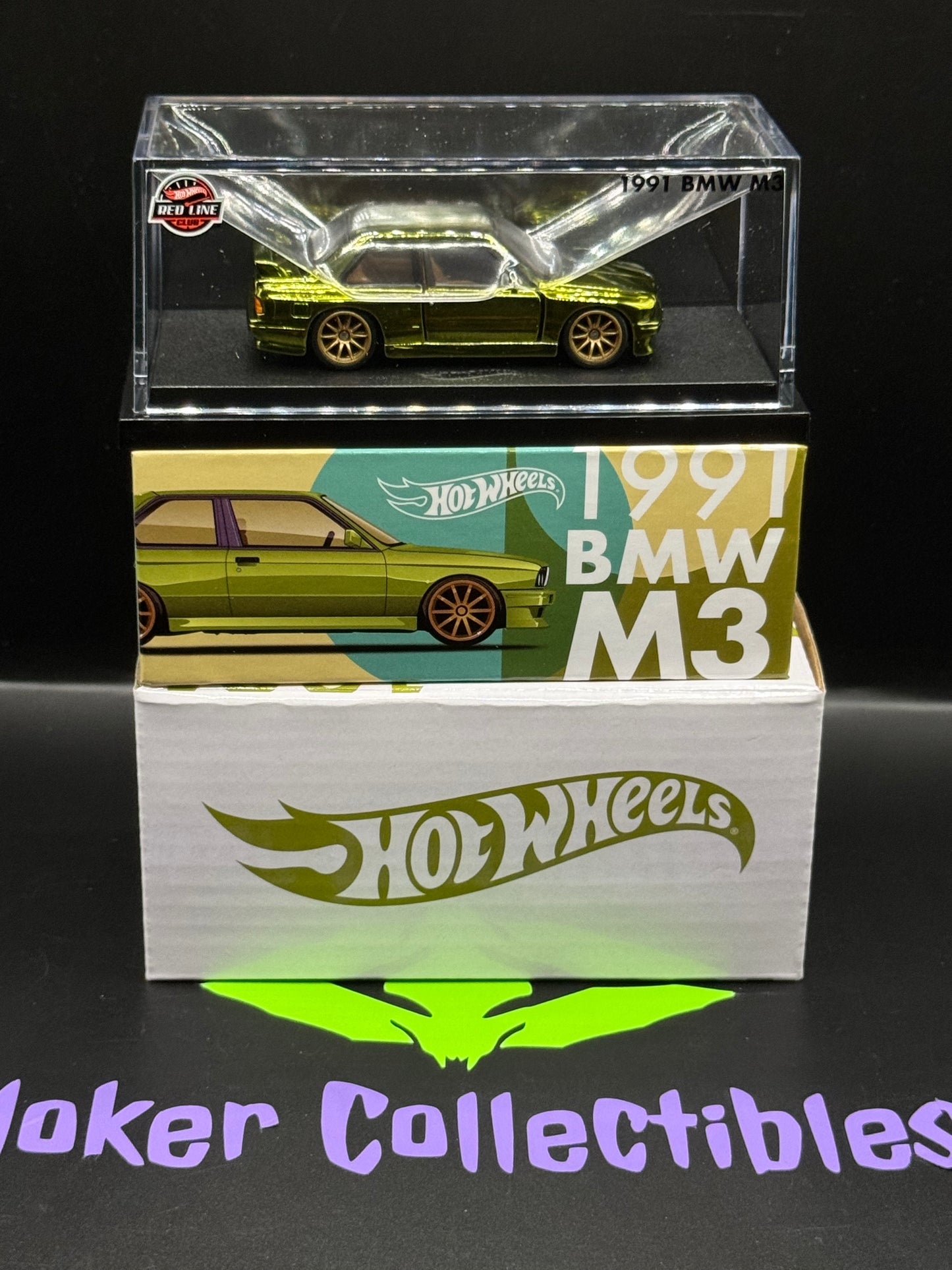 Hot Wheels 2026 RLC Exclusive Red Line Club 1991 BMW M3 Olive
