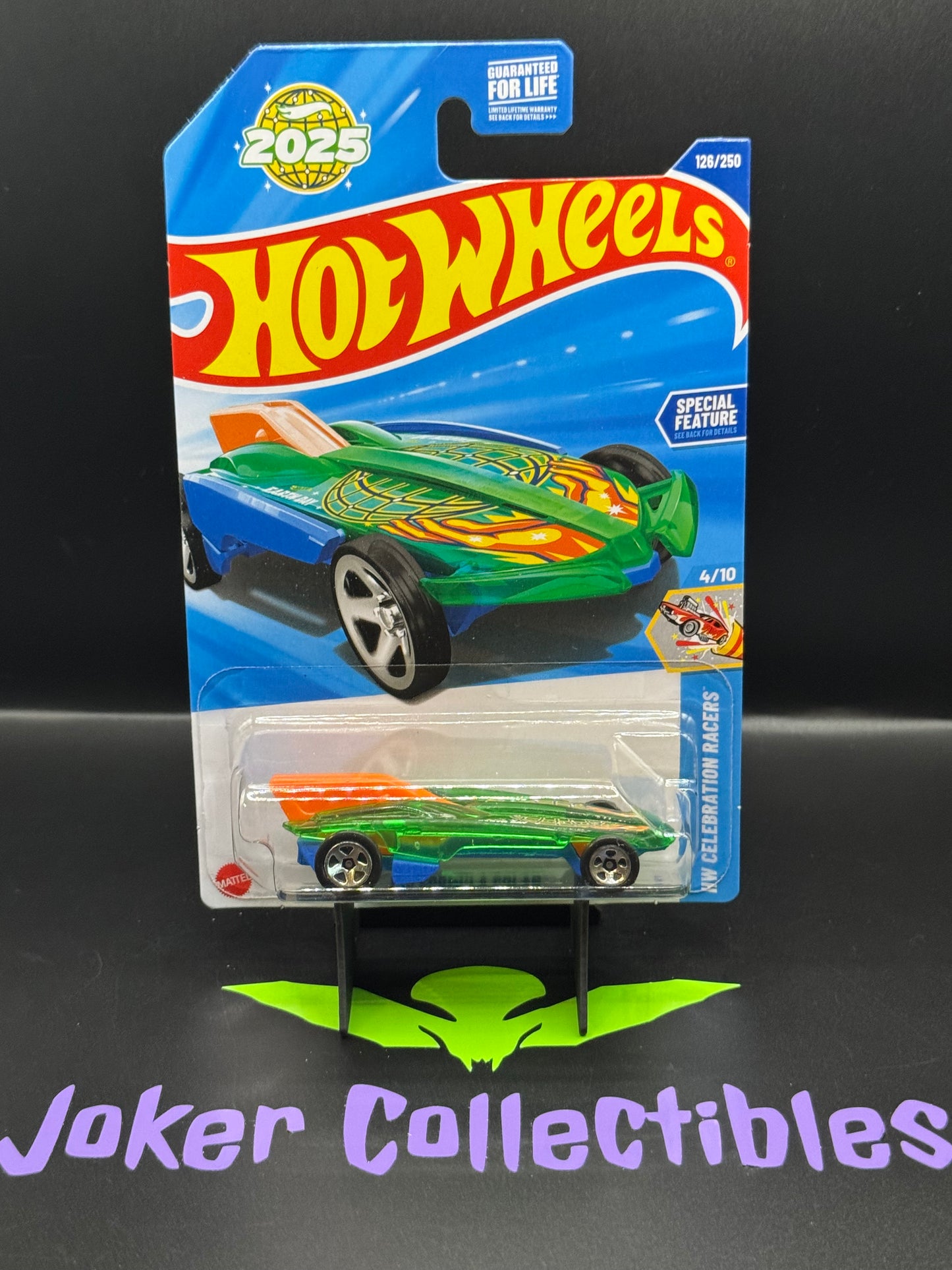Hot Wheels 2025 HW Formula Solar 126/250 HW Celebration Racers 4/10 G Case