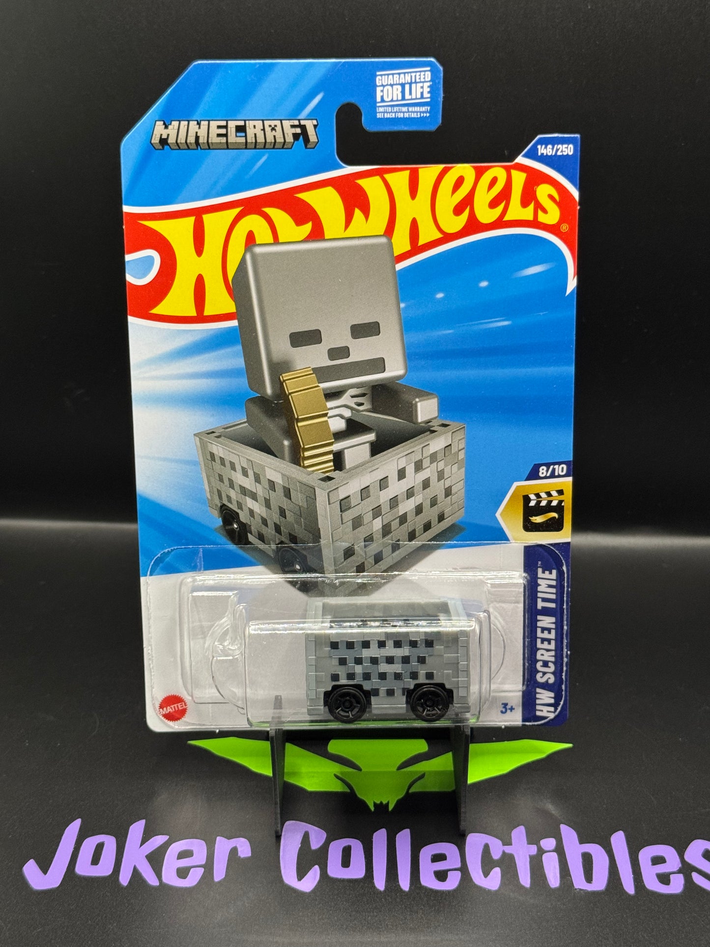 Hot Wheels 2025 Minecraft Minecart 146/250 HW Screen Time 8/10 G Case