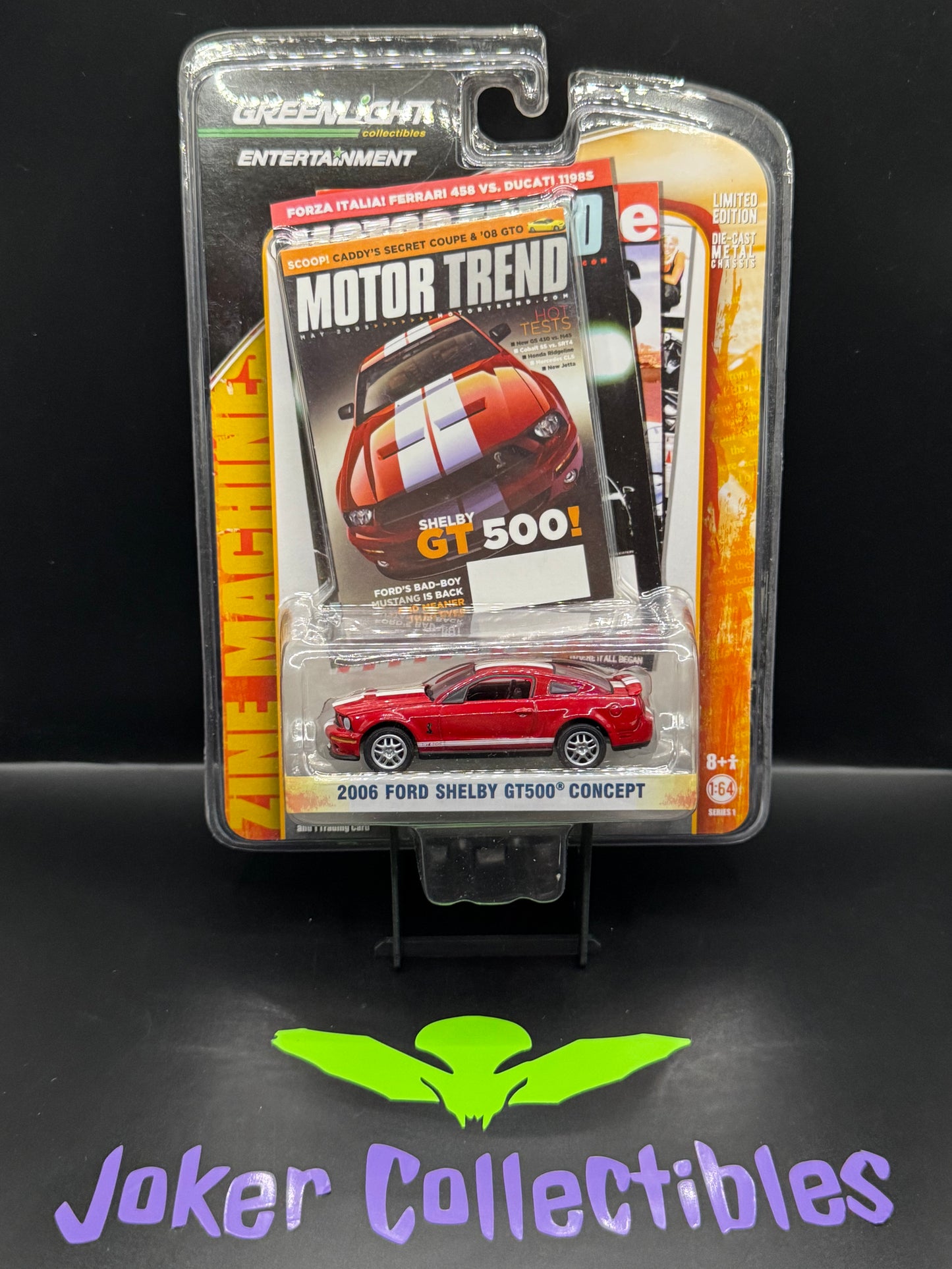Greenlight Entertainment Series 1 Motor Trend Magazine 2006 Ford Shelby GT500 Concept