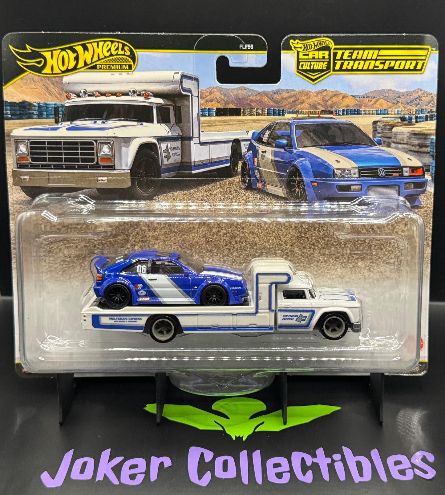 Hot Wheels Team Transport Volkswagen Corrado VR6 & Retro Rig # 94