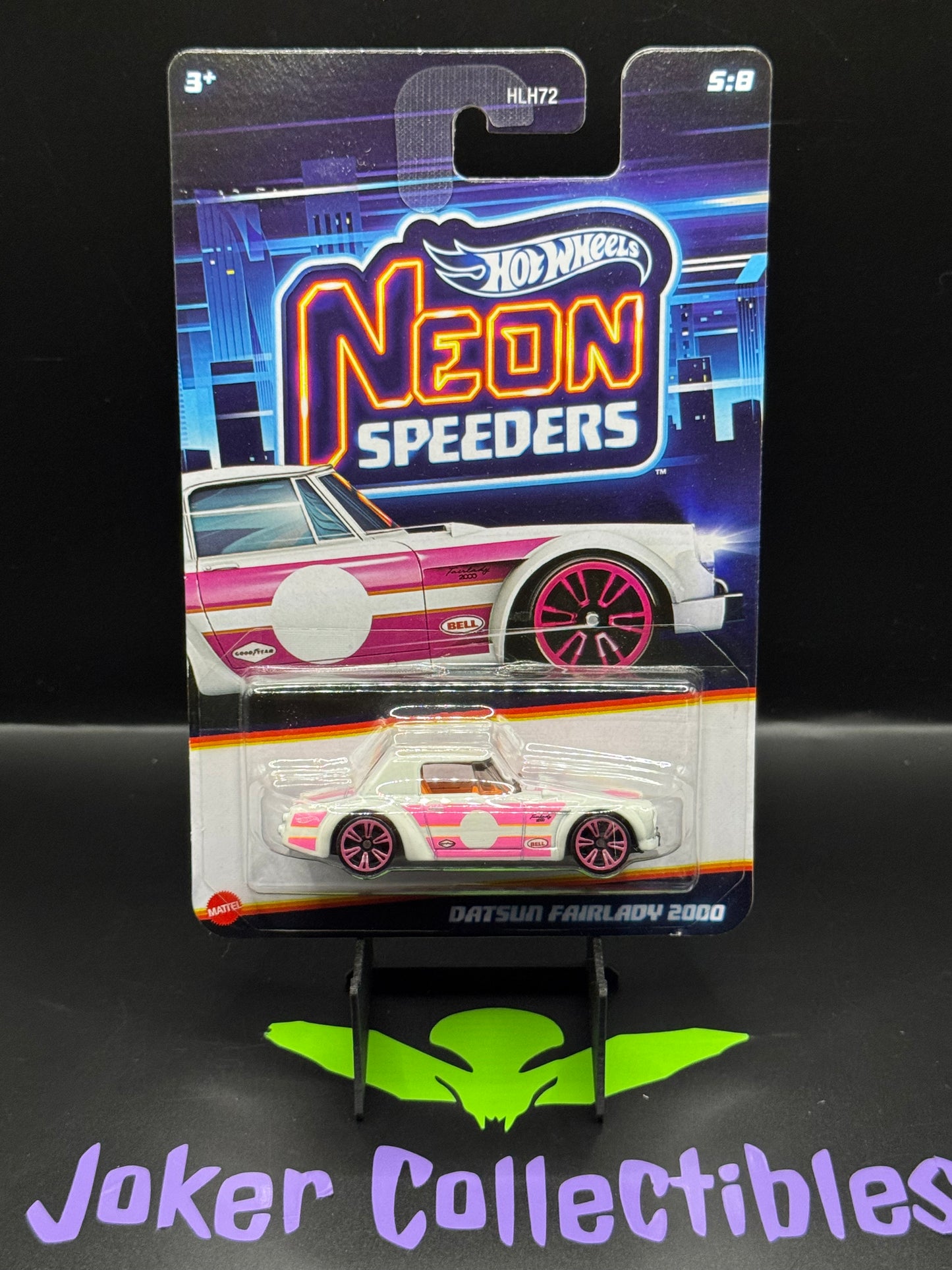 Hot Wheels Neon Speeders Datsun Fairlady 2000 # 5/8 International Card