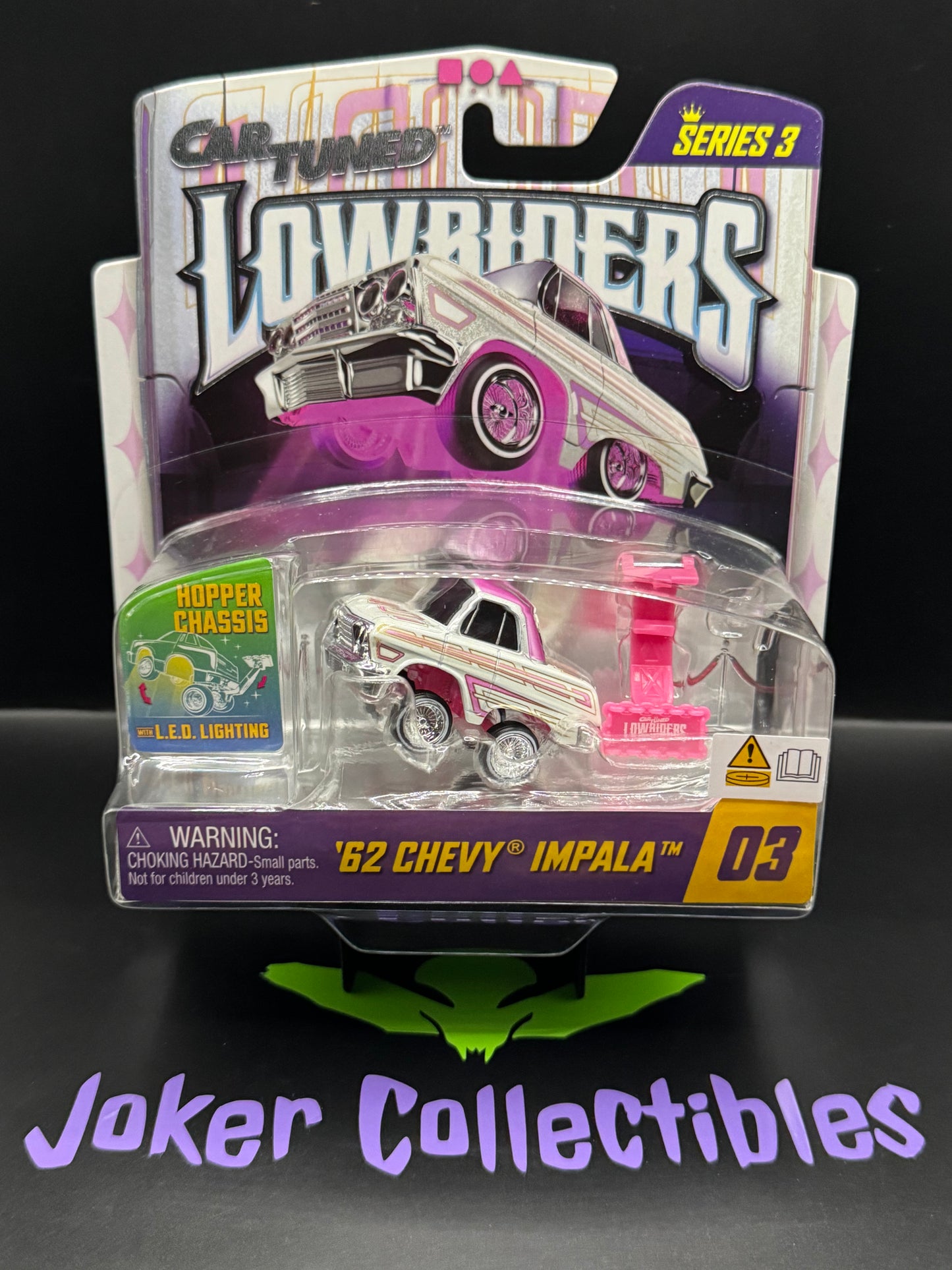 CarTuned Lowriders Show Glow Series 3 '62 Chevy Impala # 03 Car Tuned