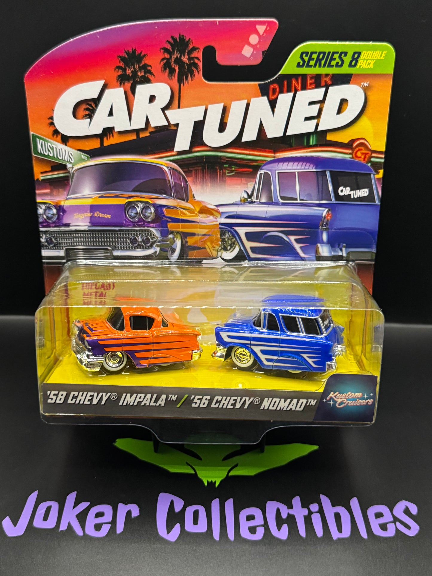 CarTuned Double Pack Series 8 Kustom Cruisers '58 Chevy Impala & '56 Chevy Nomad