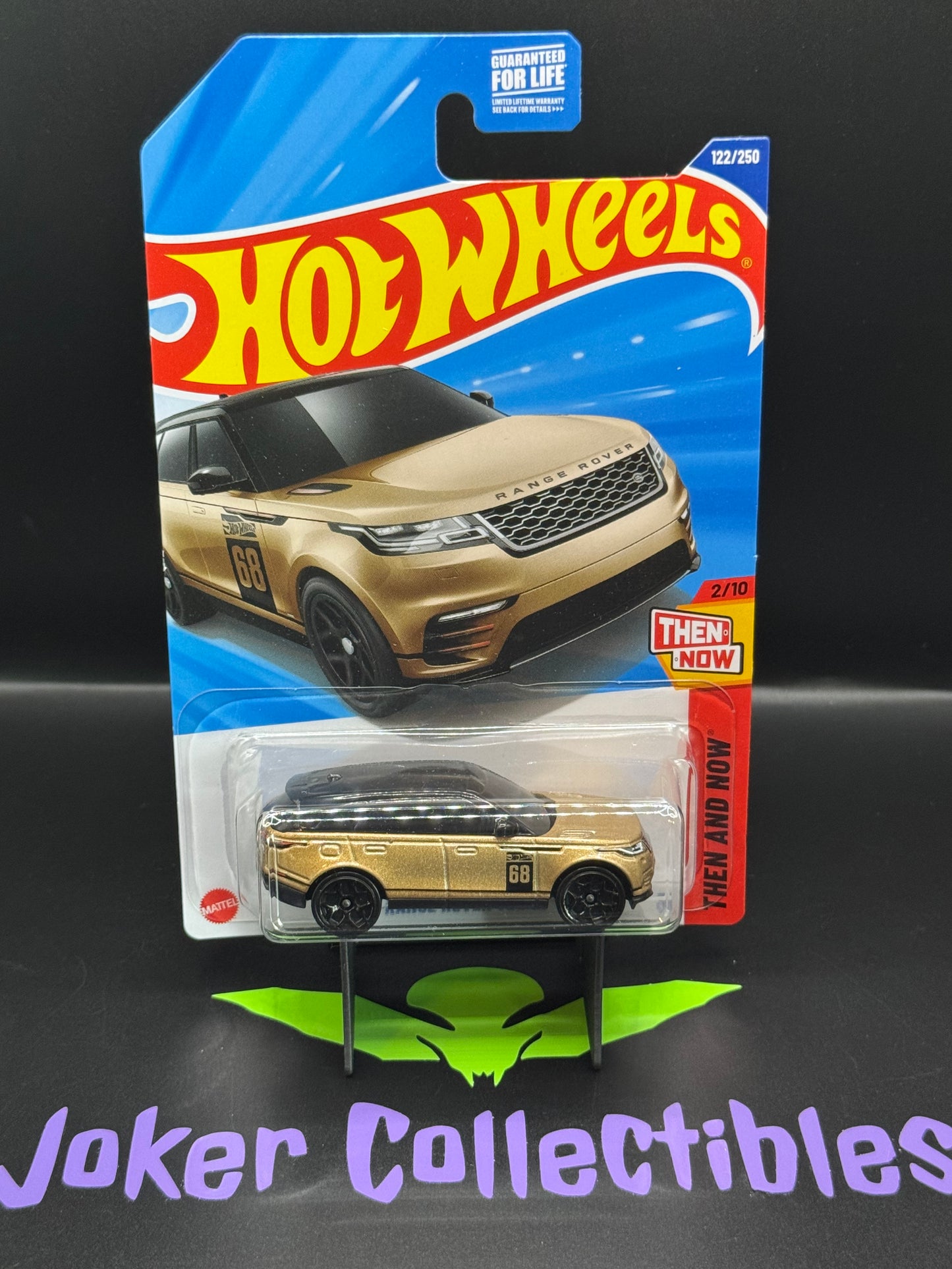 Hot Wheels 2025 Gold Range Rover Velar 122/250 Then and Now 2/10 F Case