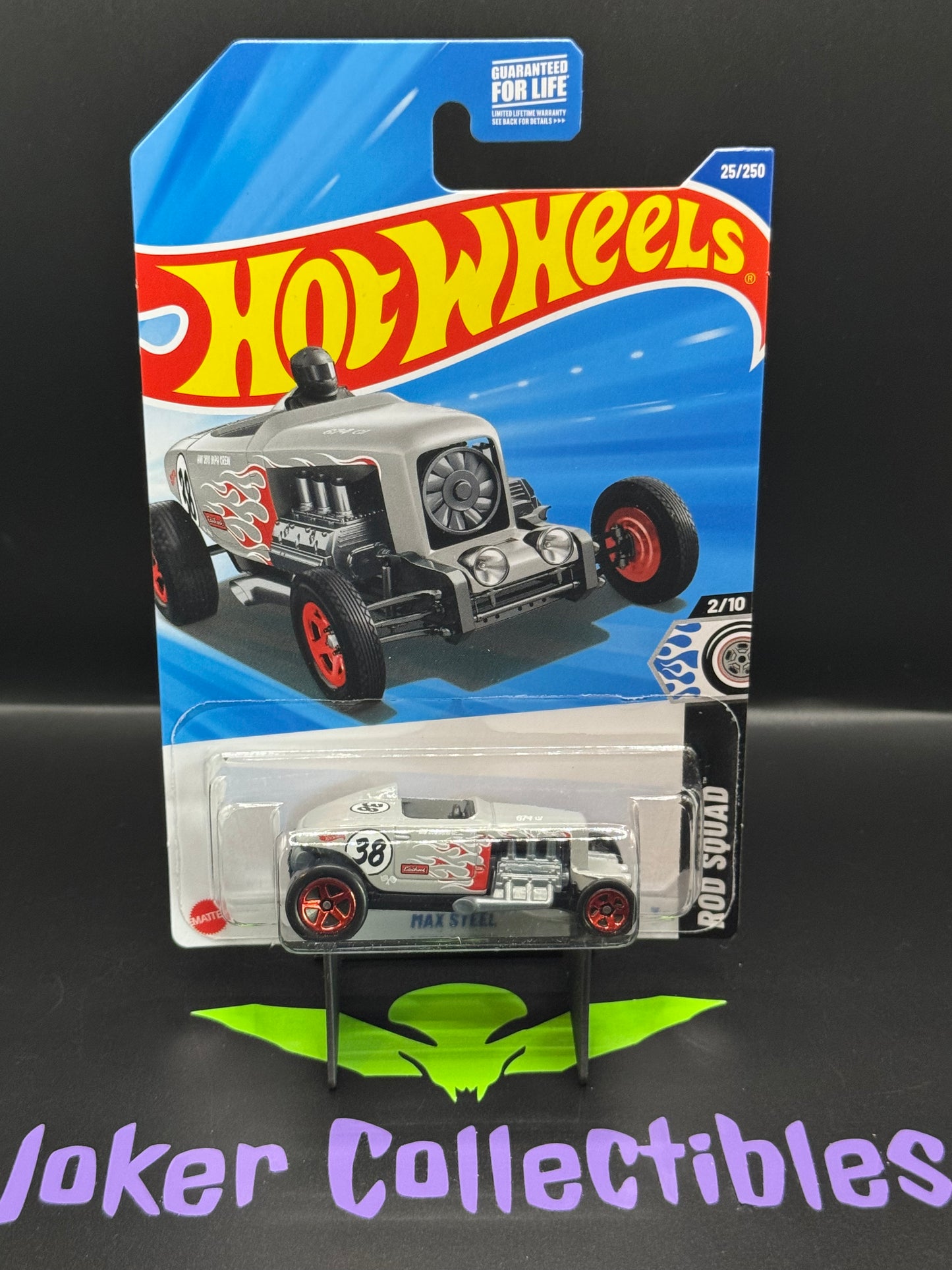 Hot Wheels 2025 Grey Max Steel 25/250 Rod Squad 2/10 E Case