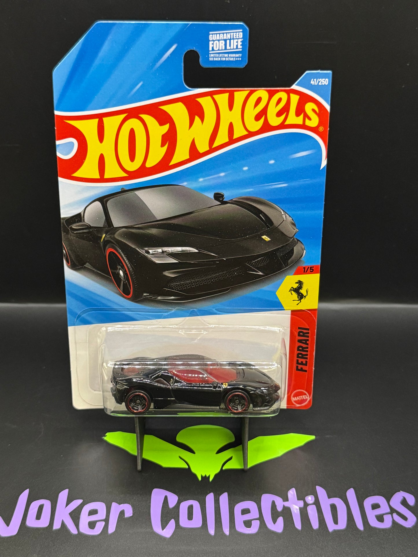 Hot Wheels 2026 Black Ferrari SF90 Stradale 41/250 Ferrari 1/5 J Case