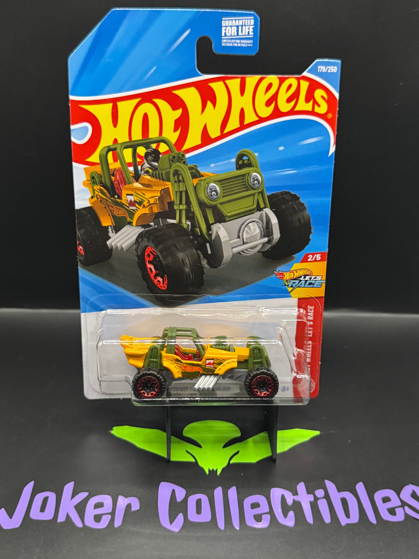Hot Wheels 2026 Yellow Green Mountain Mauler 179/250 Hot Wheels Let's Race 2/5 J Case