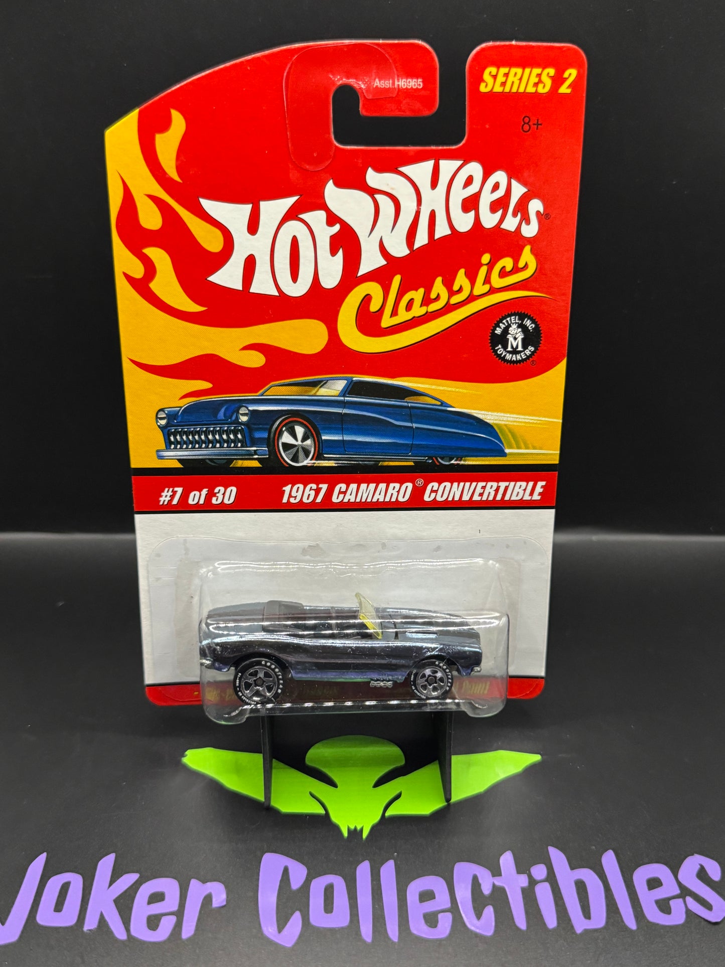 Hot Wheels Classics Series 2 Steel Blue 1967 Camaro Convertible # 7 of 30