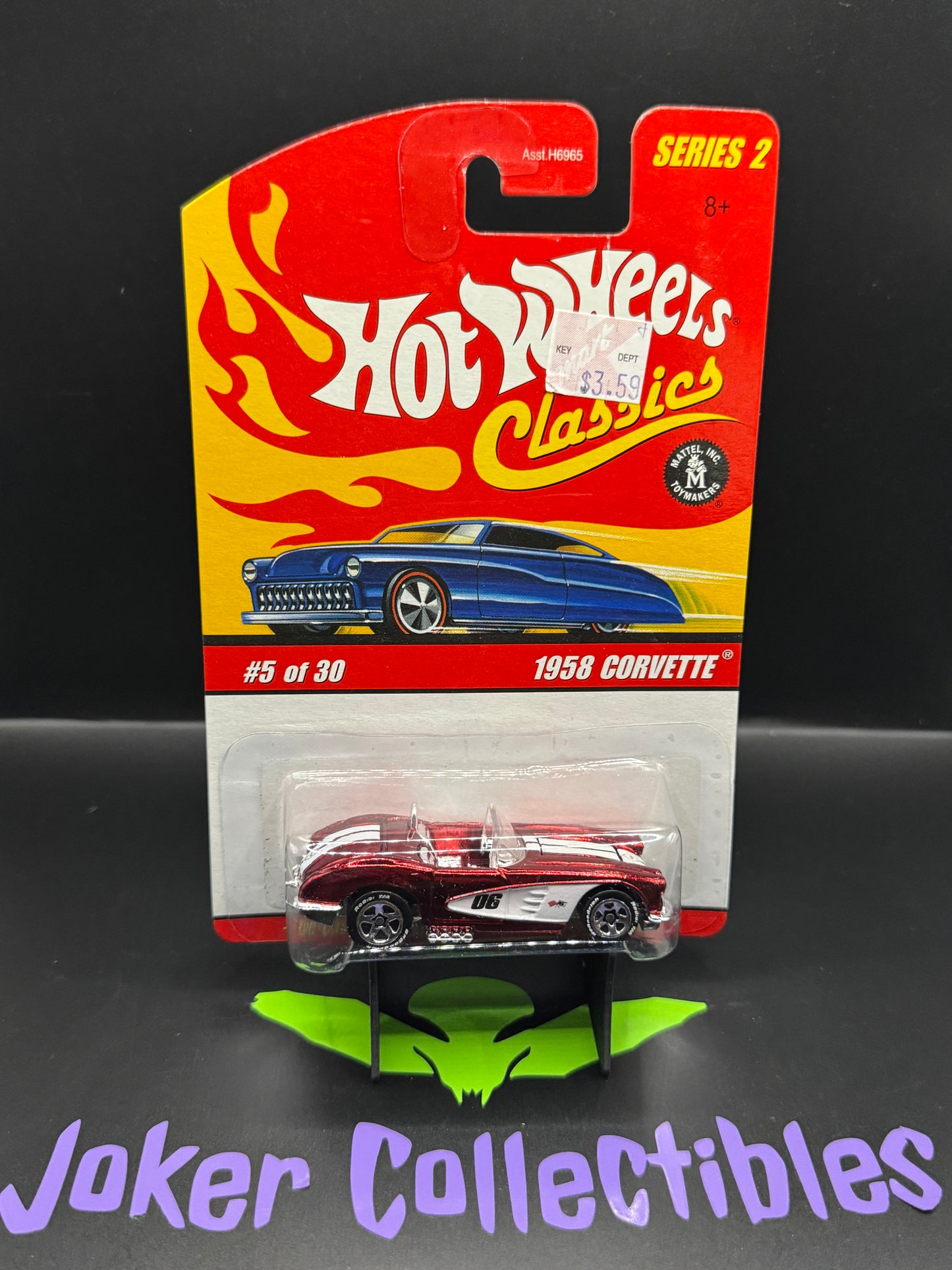 Hot Wheels Classics Series 2 Red 1958 Corvette # 5 of 30