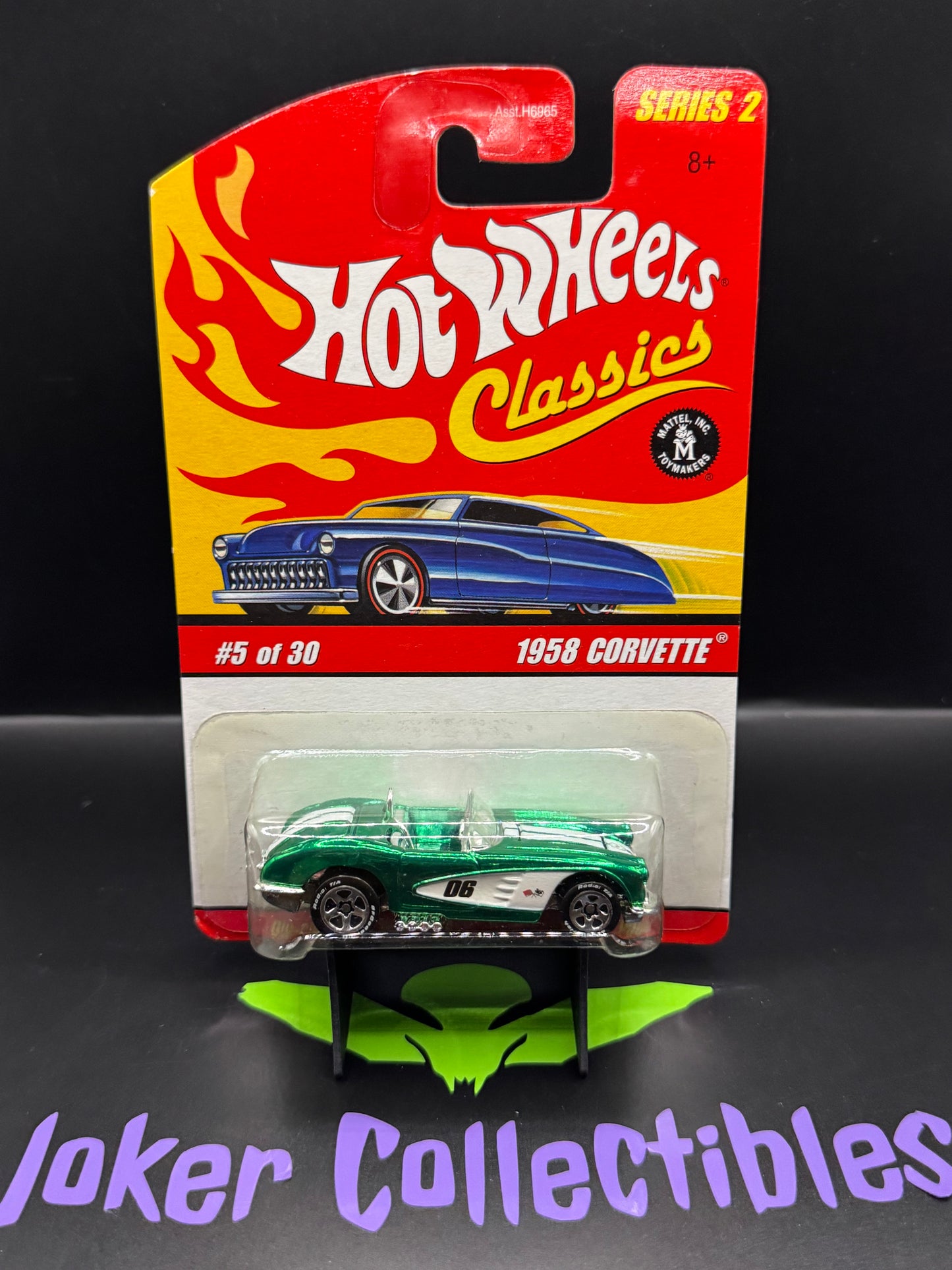 Hot Wheels Classics Series 2 Green 1958 Corvette # 5 of 30