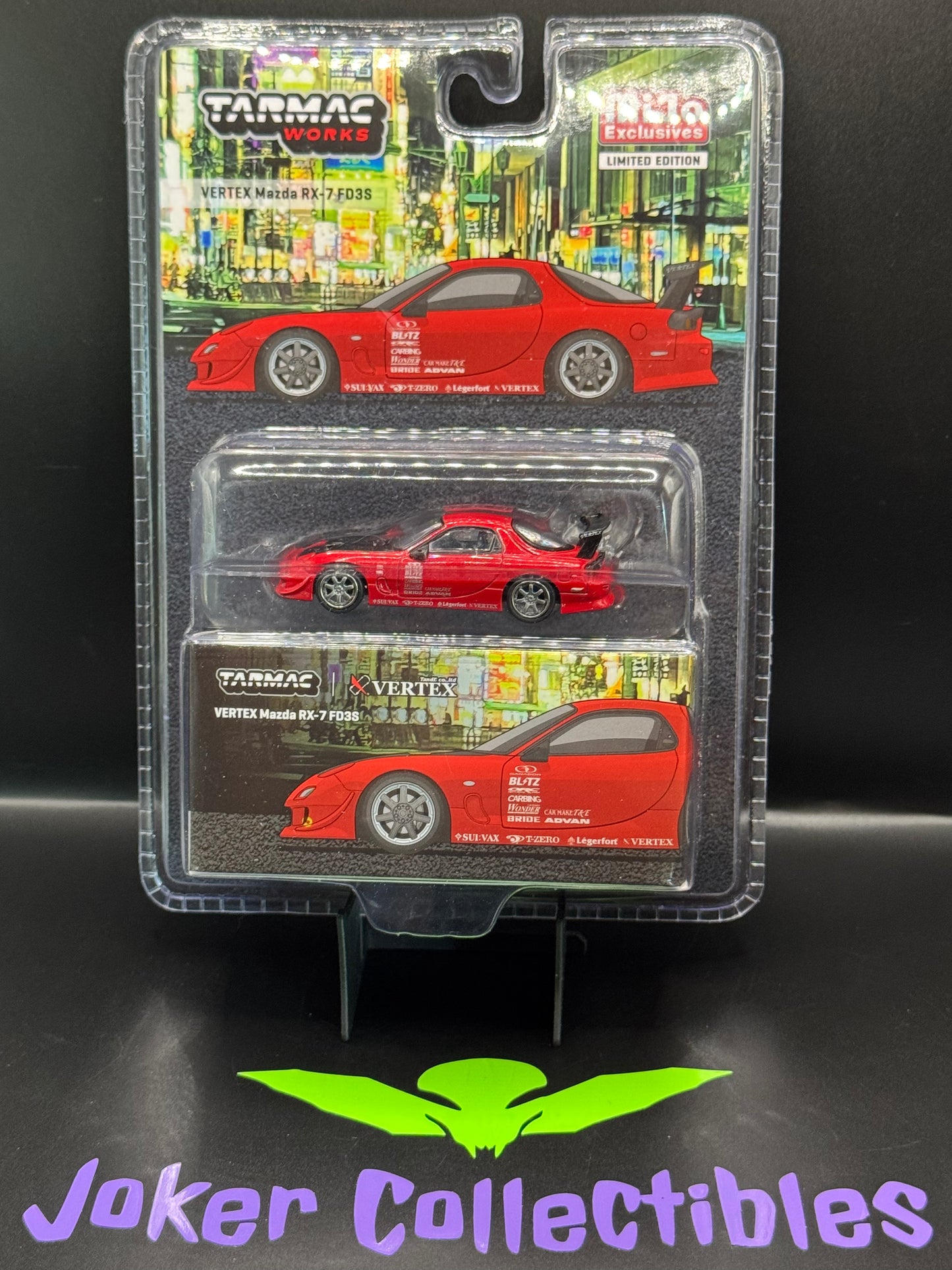 Tarmac Works Global64 Red Vertex Mazda RS-7 FD3S