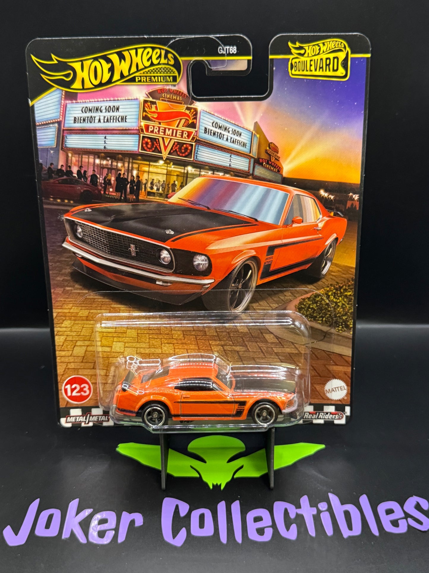Hot Wheels Premium Boulevard '69 Ford Mustang BOSS 302 # 123