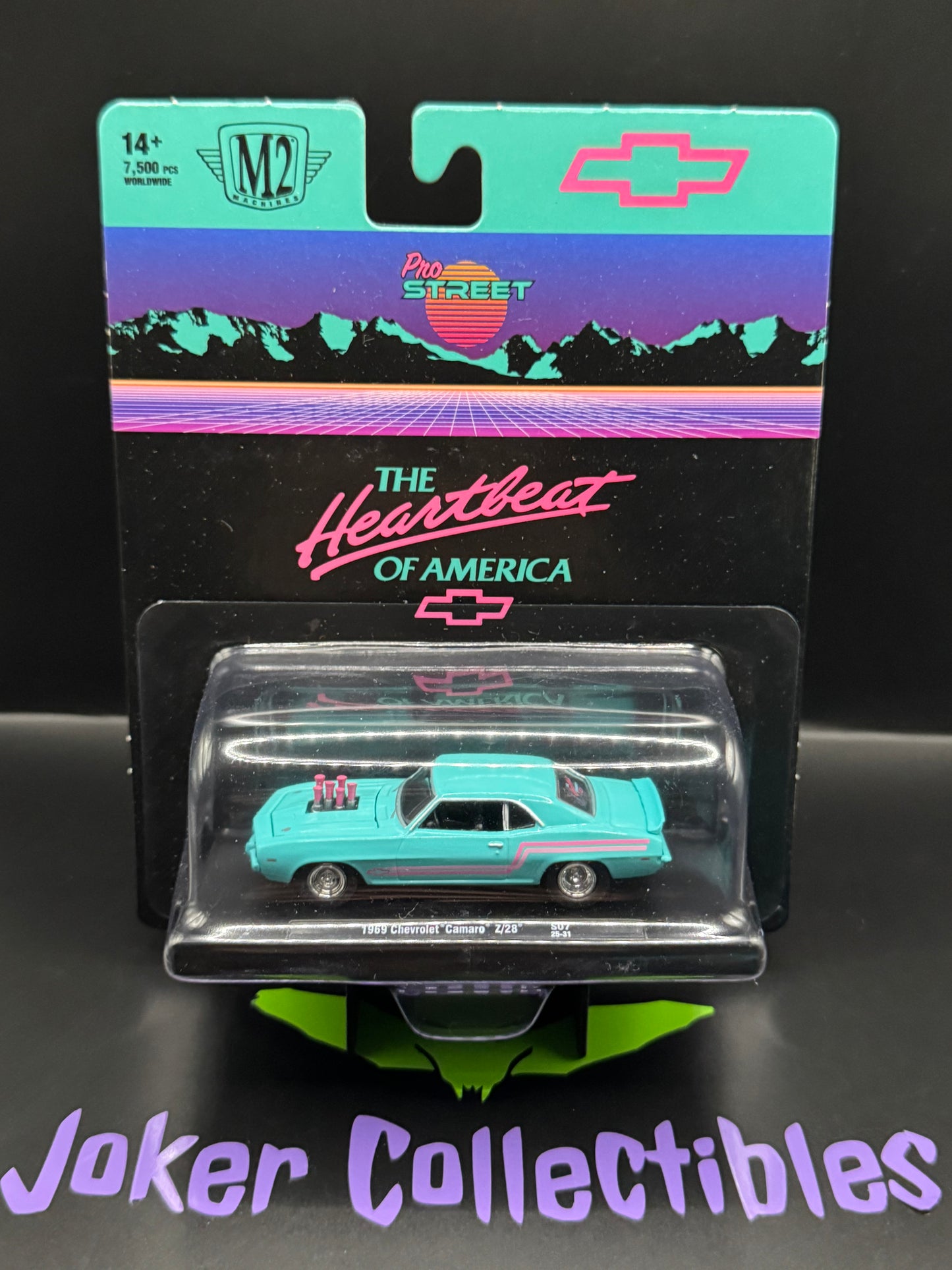 M2 Machines Auto-Drivers Pro Street 1969 Chevrolet Camaro Z/28 S07 25-31 Heartbeat of America