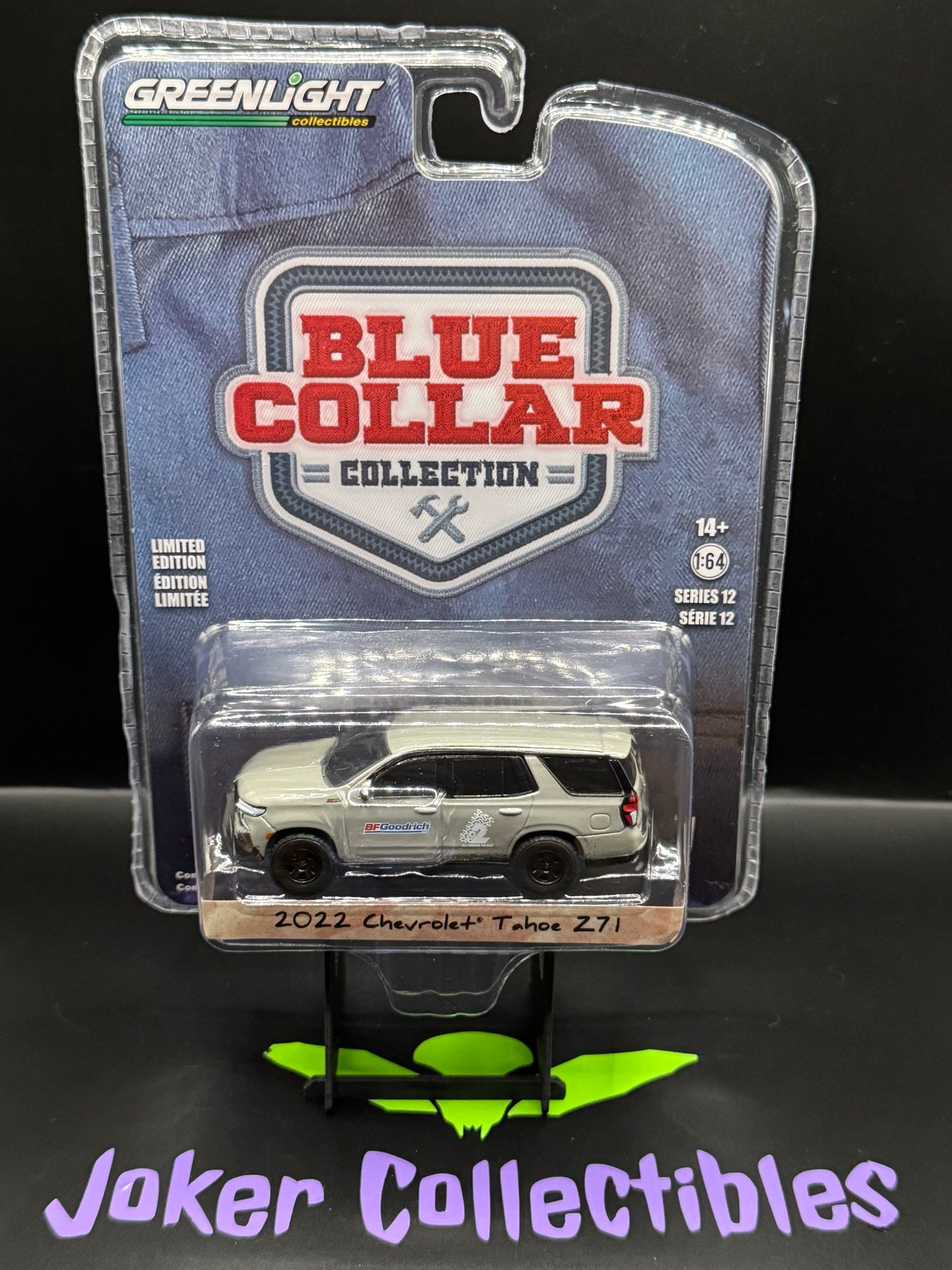 Greenlight Blue Collar Collection Series 12 2022 Chevrolet Tahoe Z71 BF Goodrich