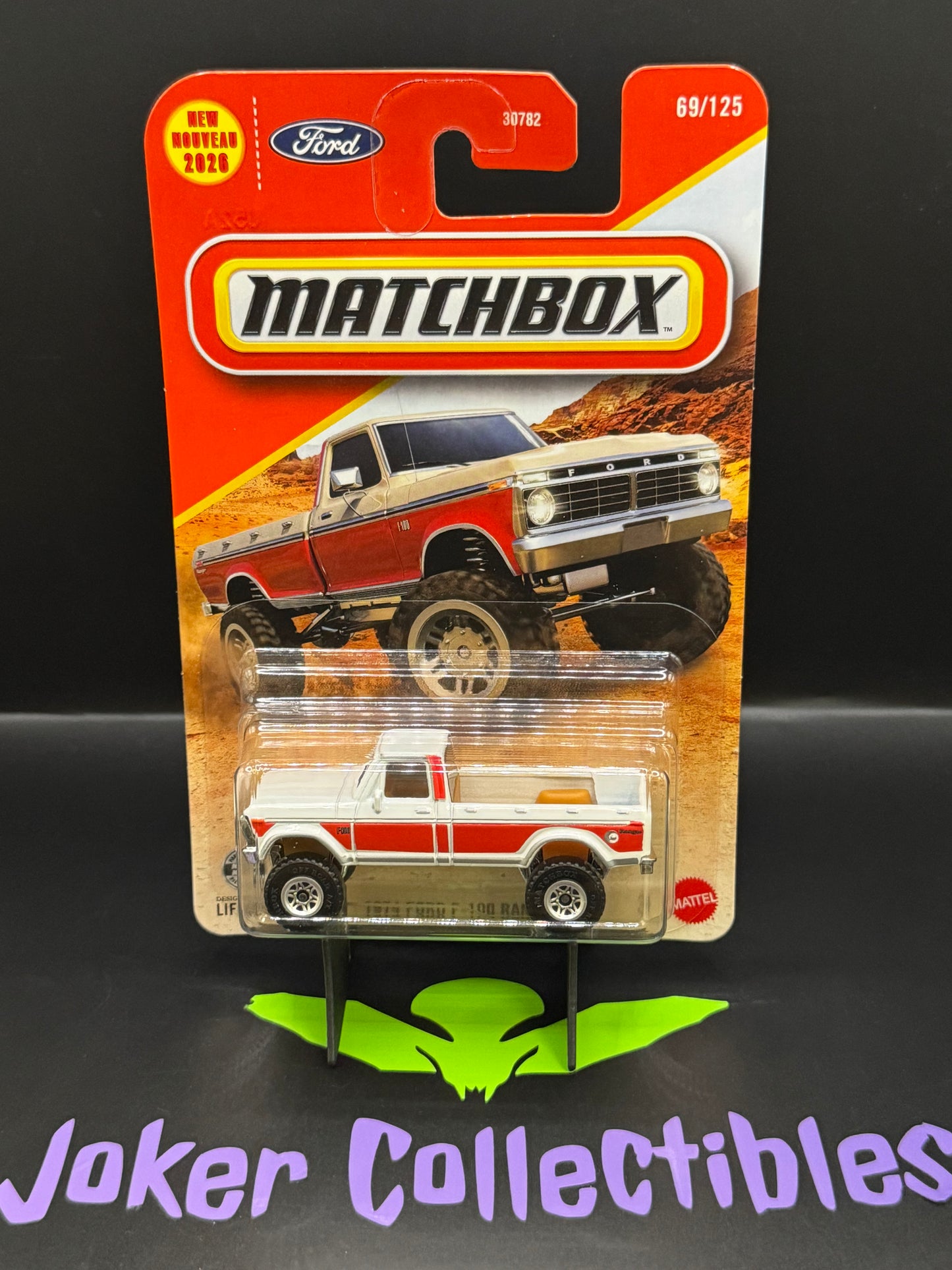 Matchbox 2026 White & Red 1974 Ford F-100 Ranger 69/125