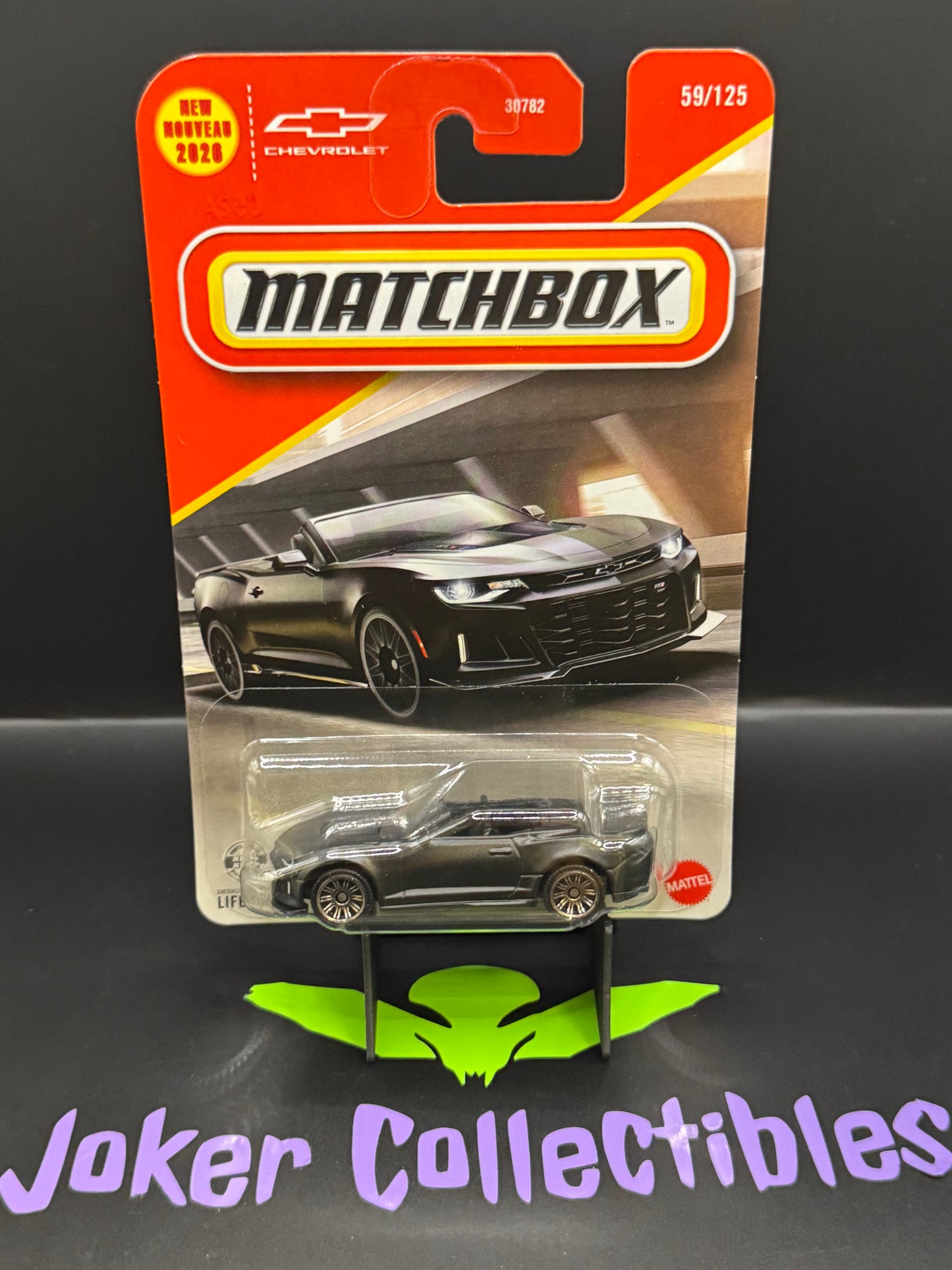 Matchbox 2026 Black 2024 Chevrolet Camaro ZL1 Convertible 59/125