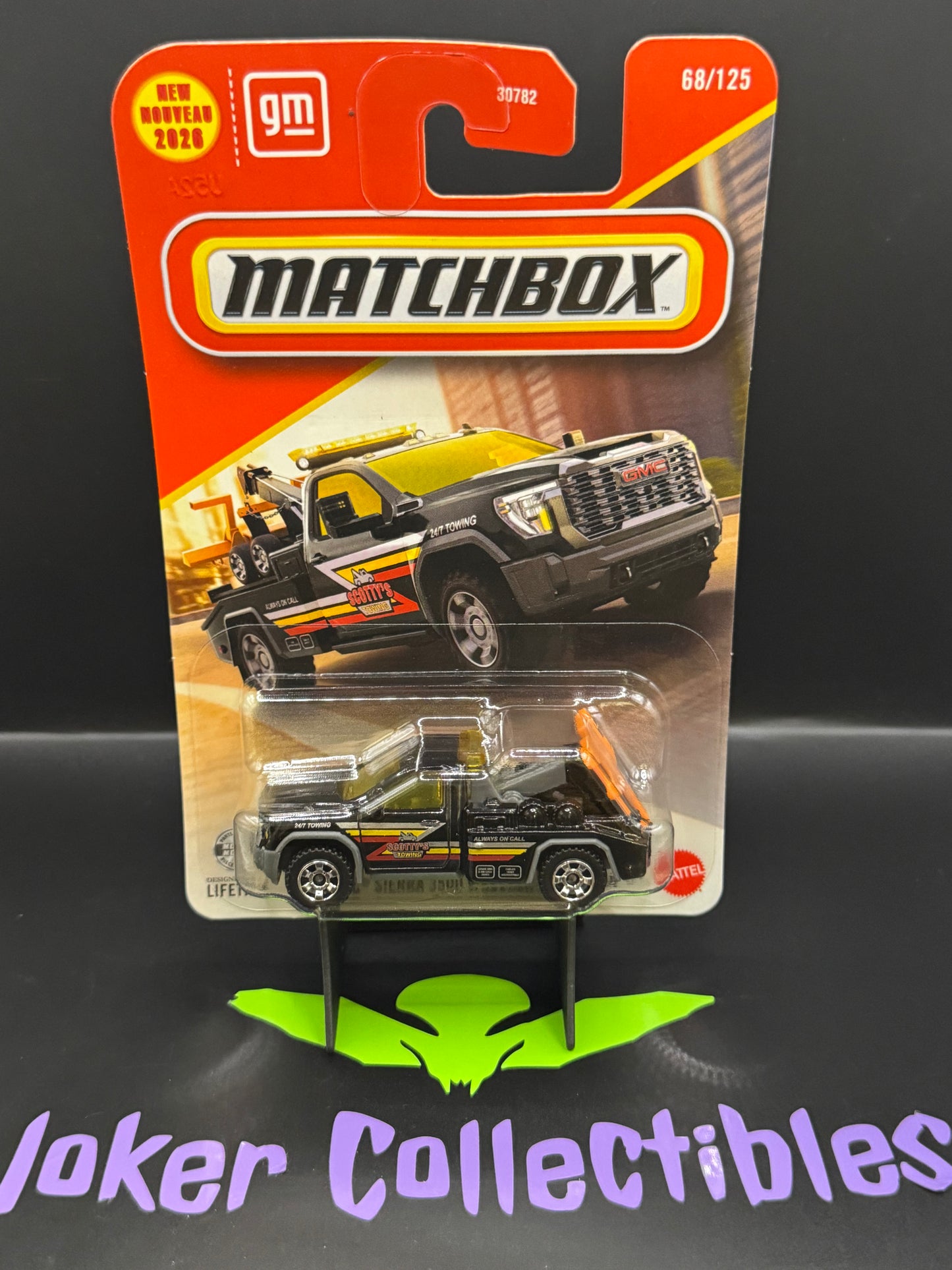Matchbox 2026 Black 2024 GMC Sierra 3500 Wrecker 68/125