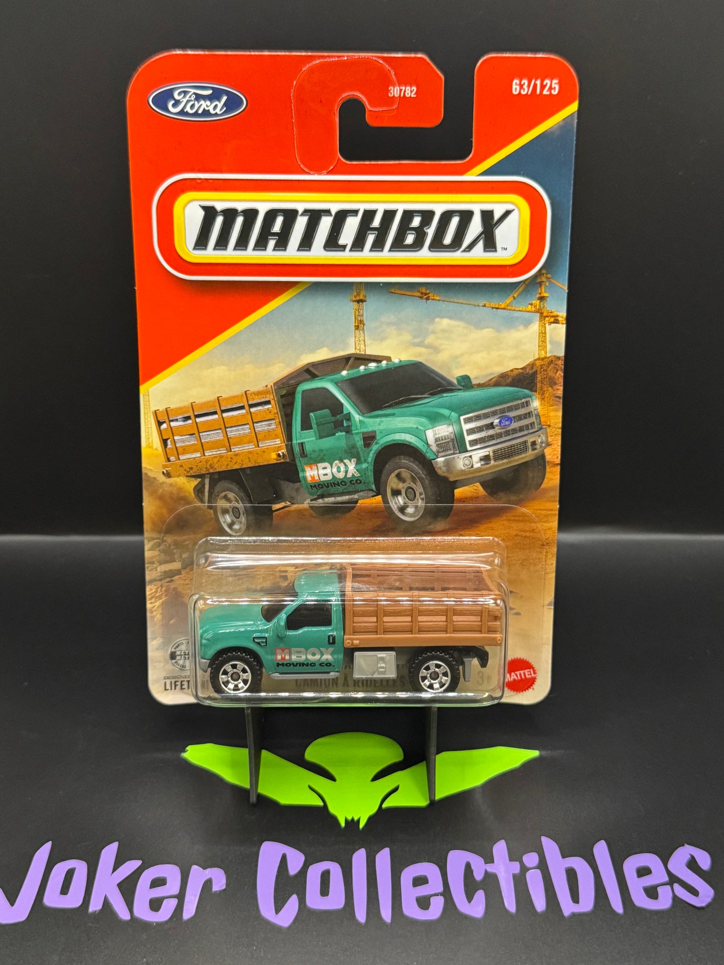 Matchbox 2026 MBOX Moving Co. Green Ford F-350 Stake Bed Truck 63/125